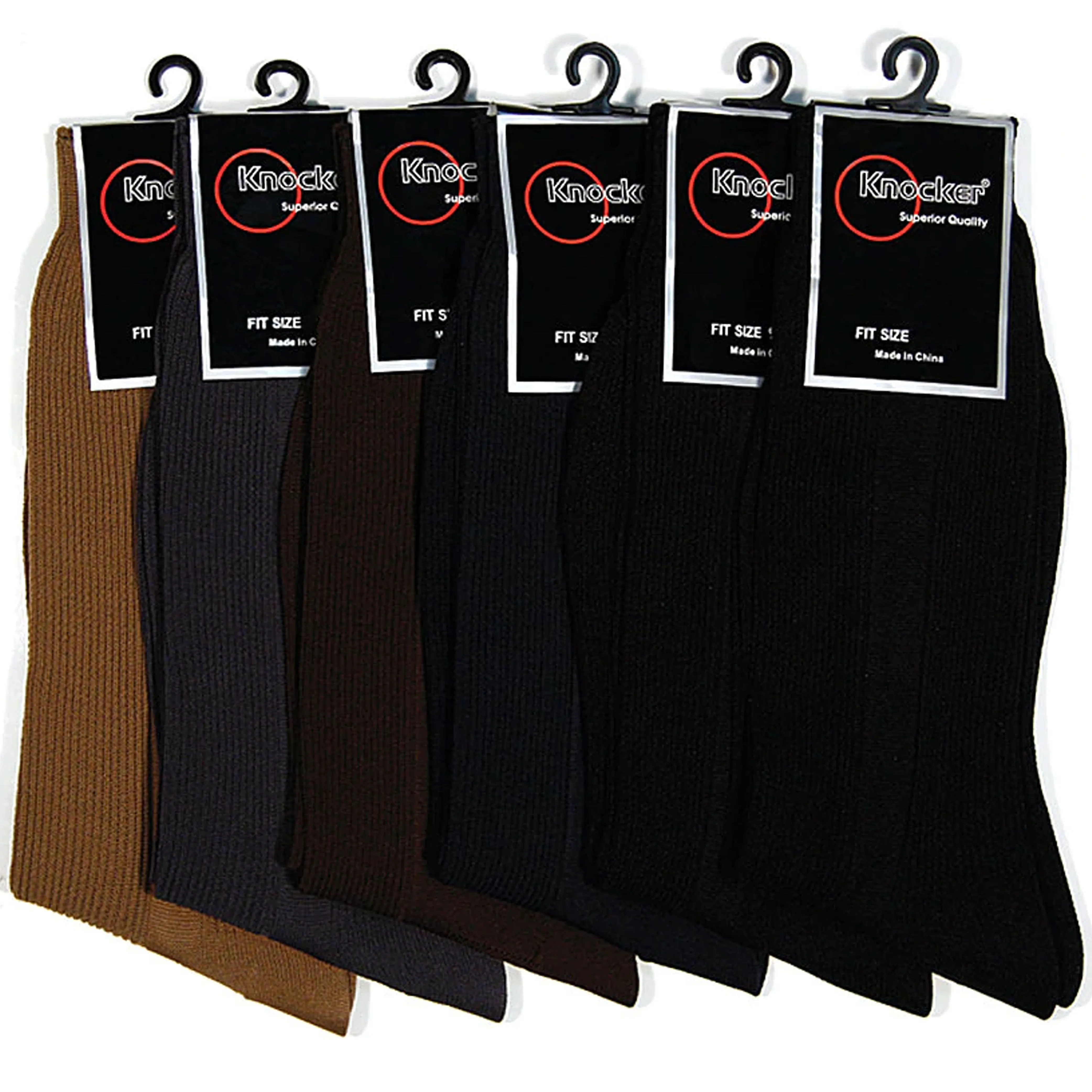 12 Pairs Mens Dress Socks Work Casual Crew Multi Color Wedding Business 10-13