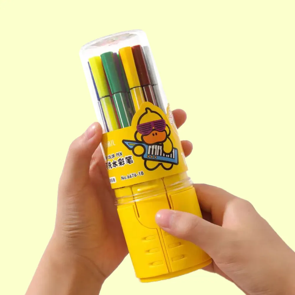 18 Shade G-DUCK Colourful Sketch Pen  Set.