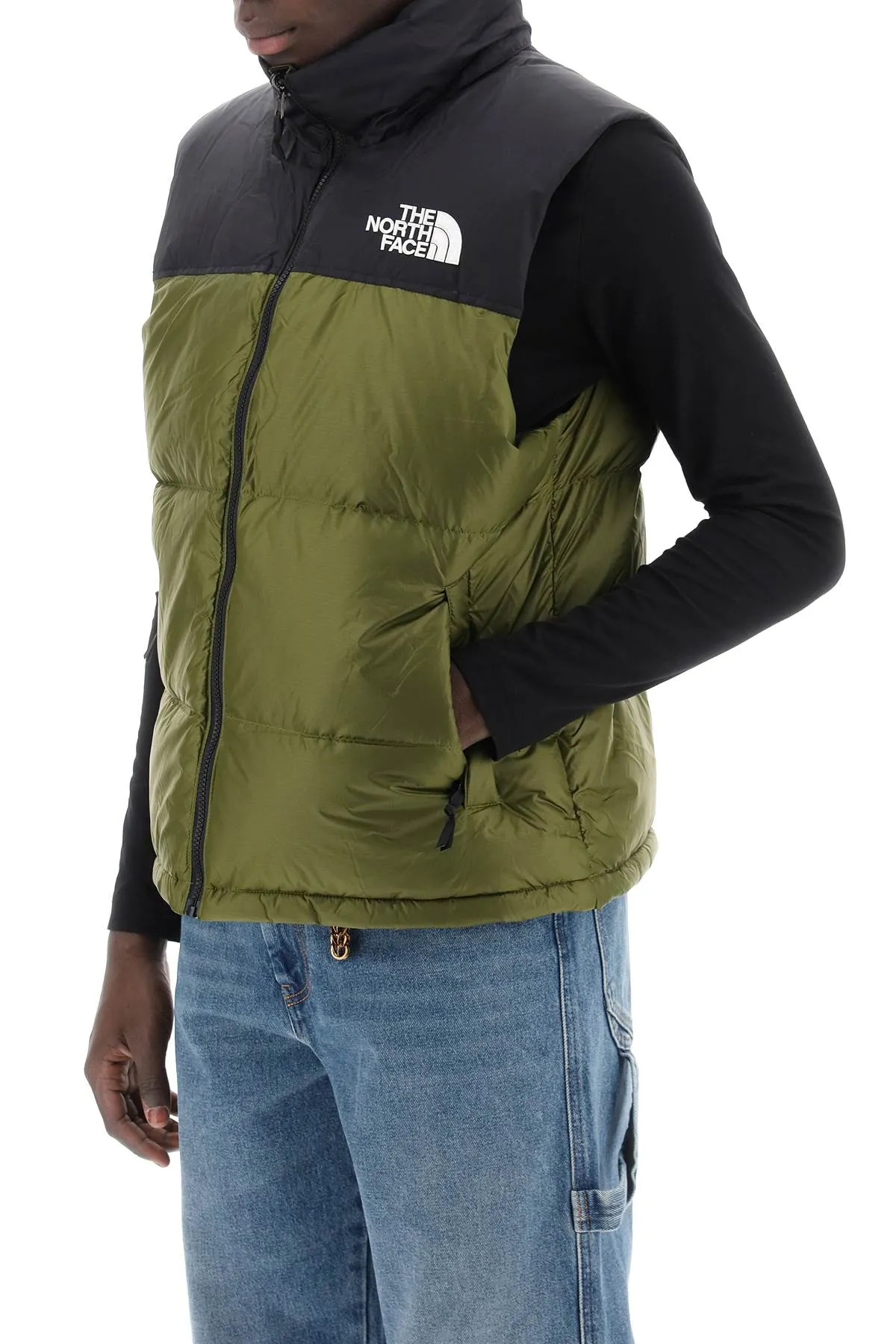 1996 retro nuptse puffer vest NF0A3JQQ FOREST OLIVE