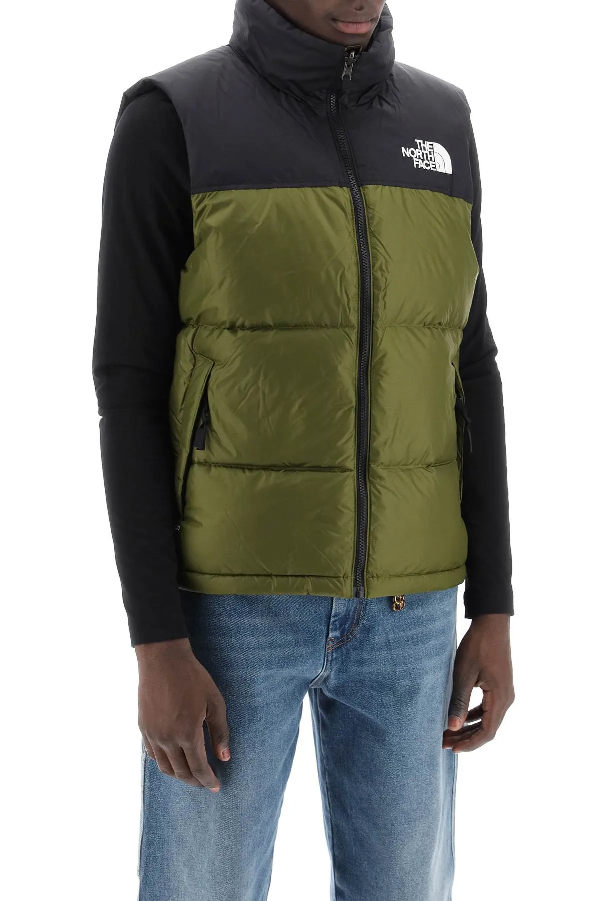 1996 retro nuptse puffer vest NF0A3JQQ FOREST OLIVE