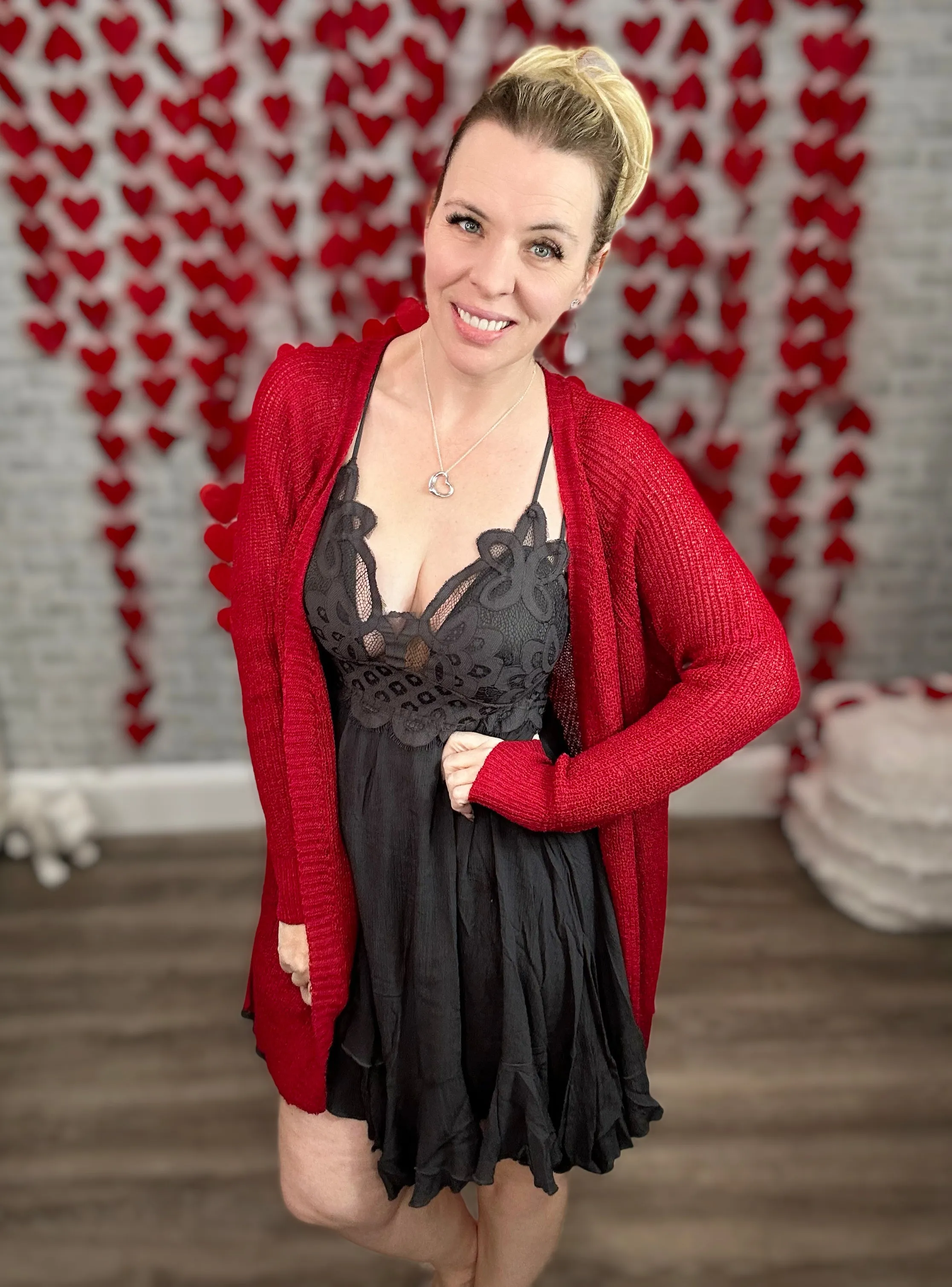 2 Colors - Tiered Slip Dress with Crochet Lace and Multi Strap Details