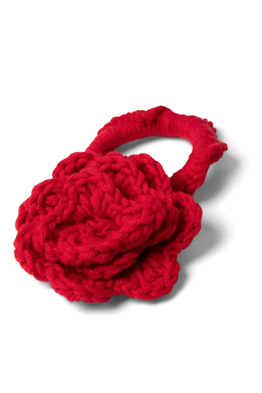 2 pack crochet flower hair bobbles