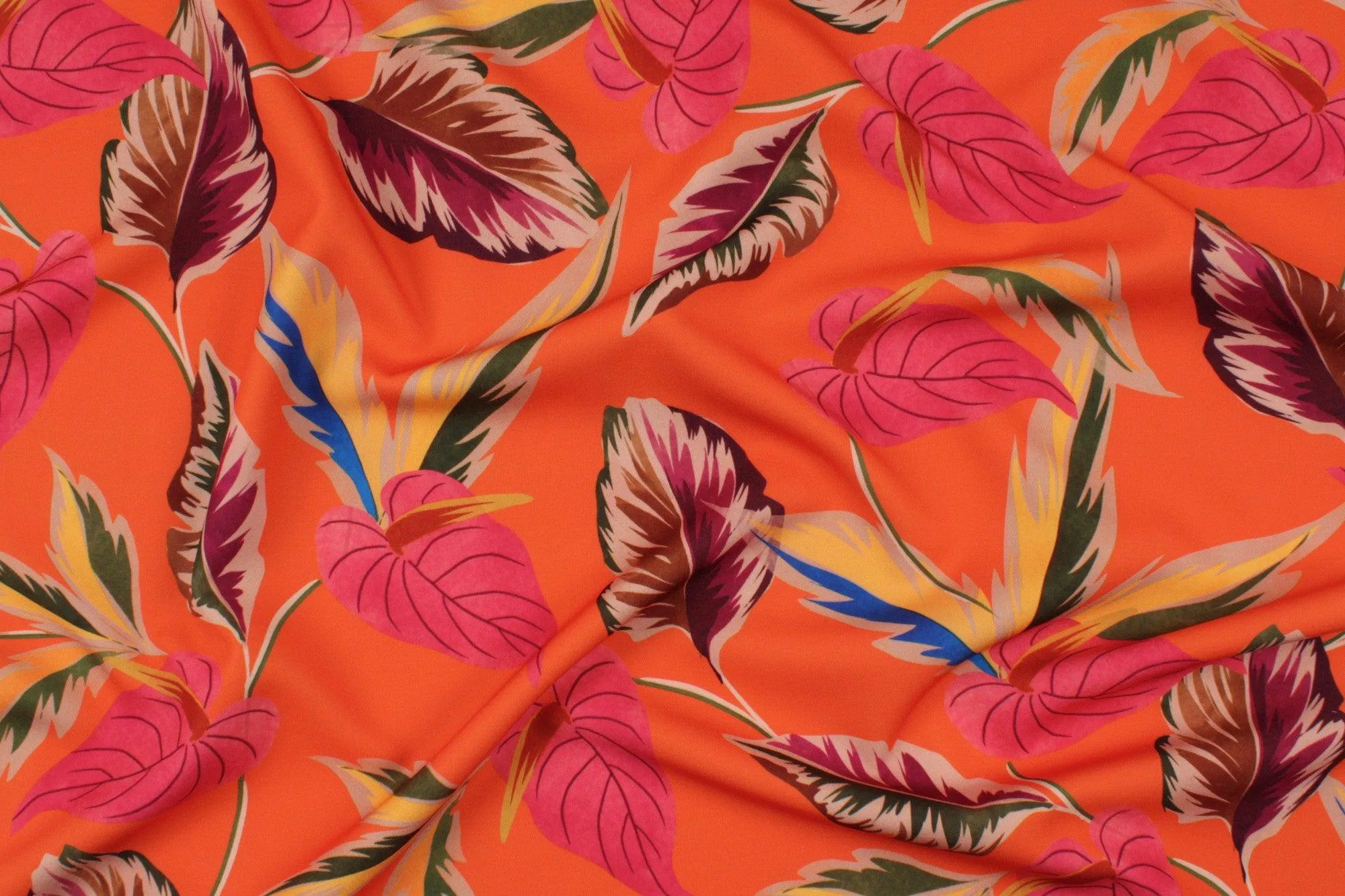 20 MTS ROLL - Stretch Matt Satin - Floral print - OFFER: 3€/MT