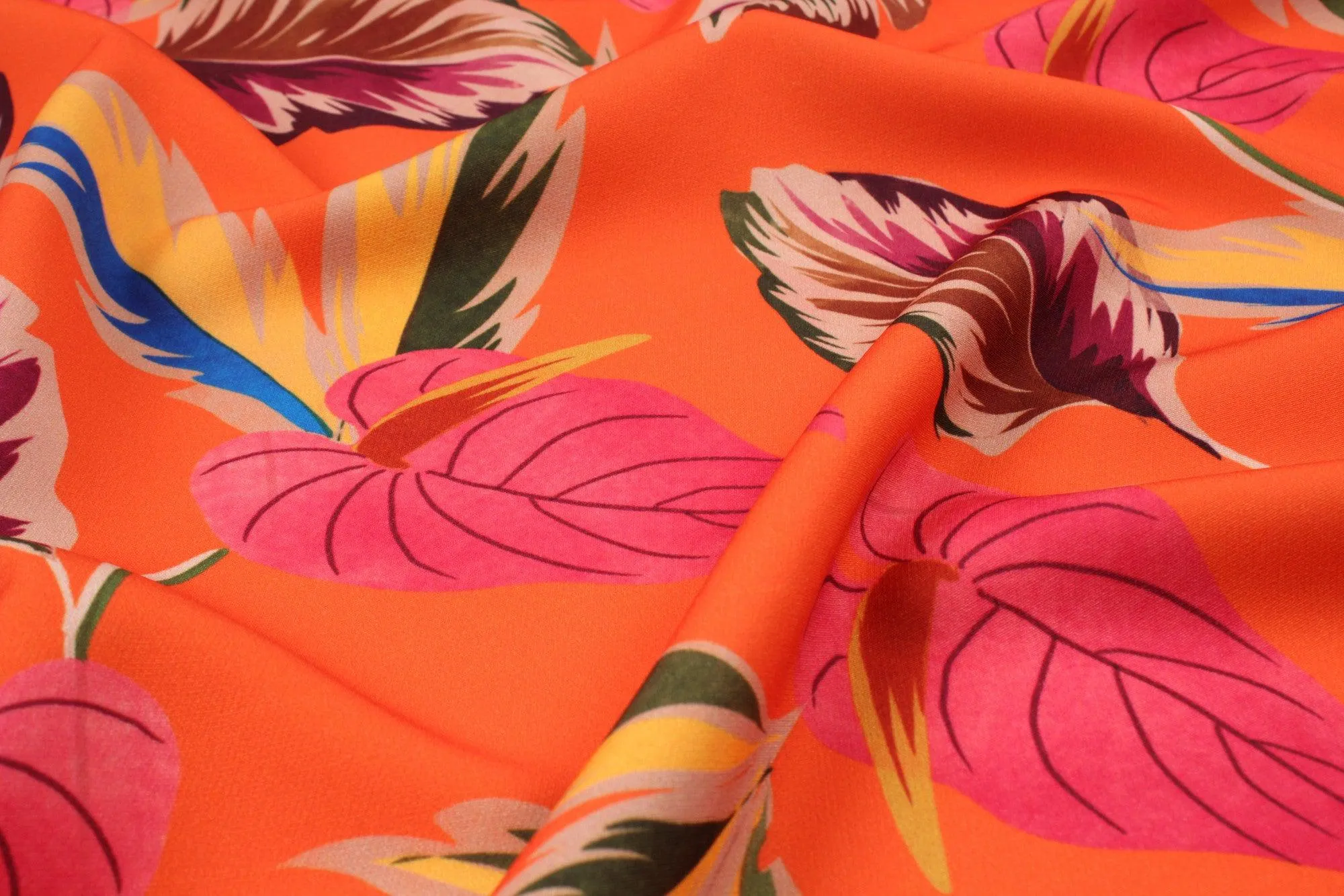 20 MTS ROLL - Stretch Matt Satin - Floral print - OFFER: 3€/MT