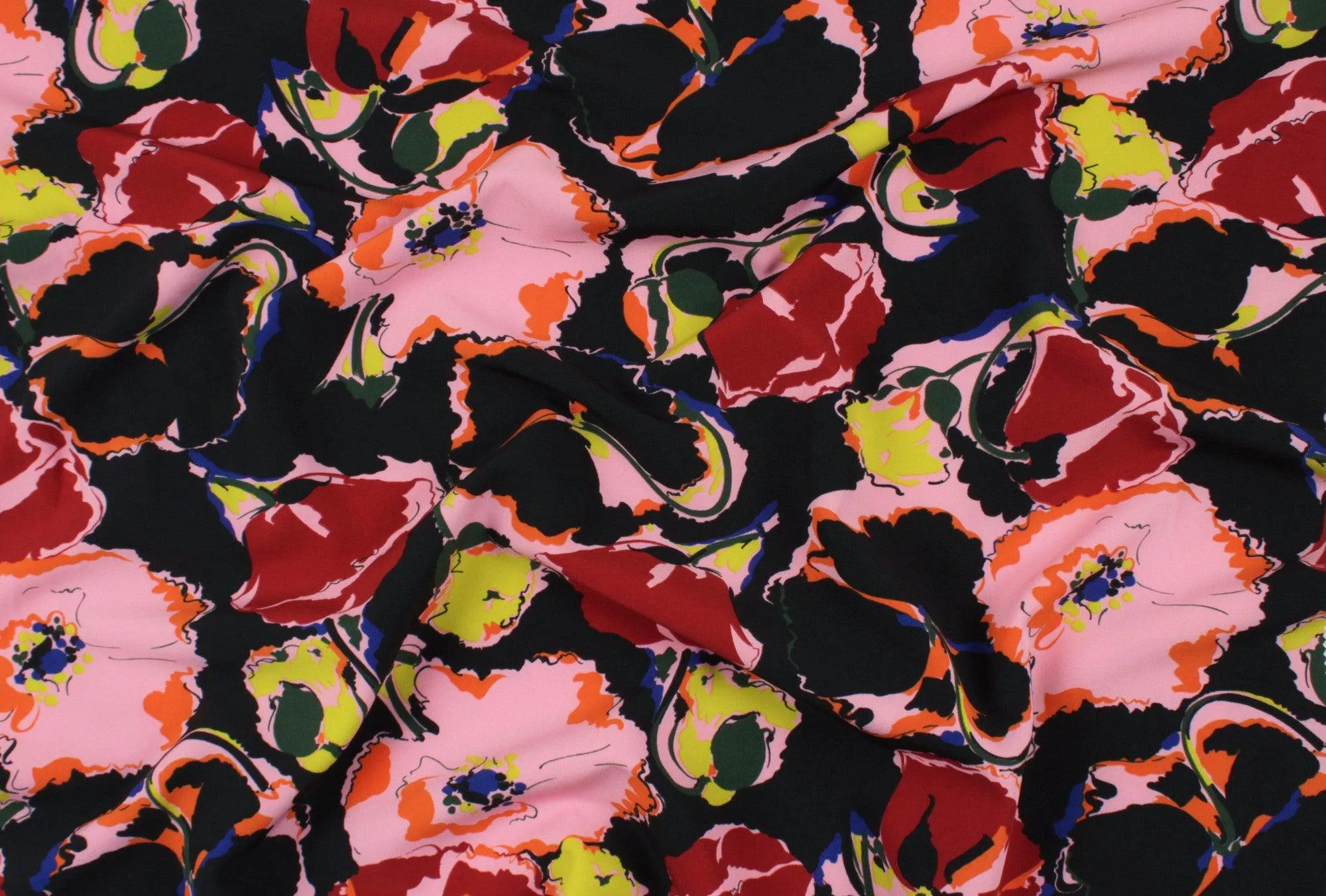 20 MTS ROLL - Stretch Matt Satin - Floral print - OFFER: 3€/MT