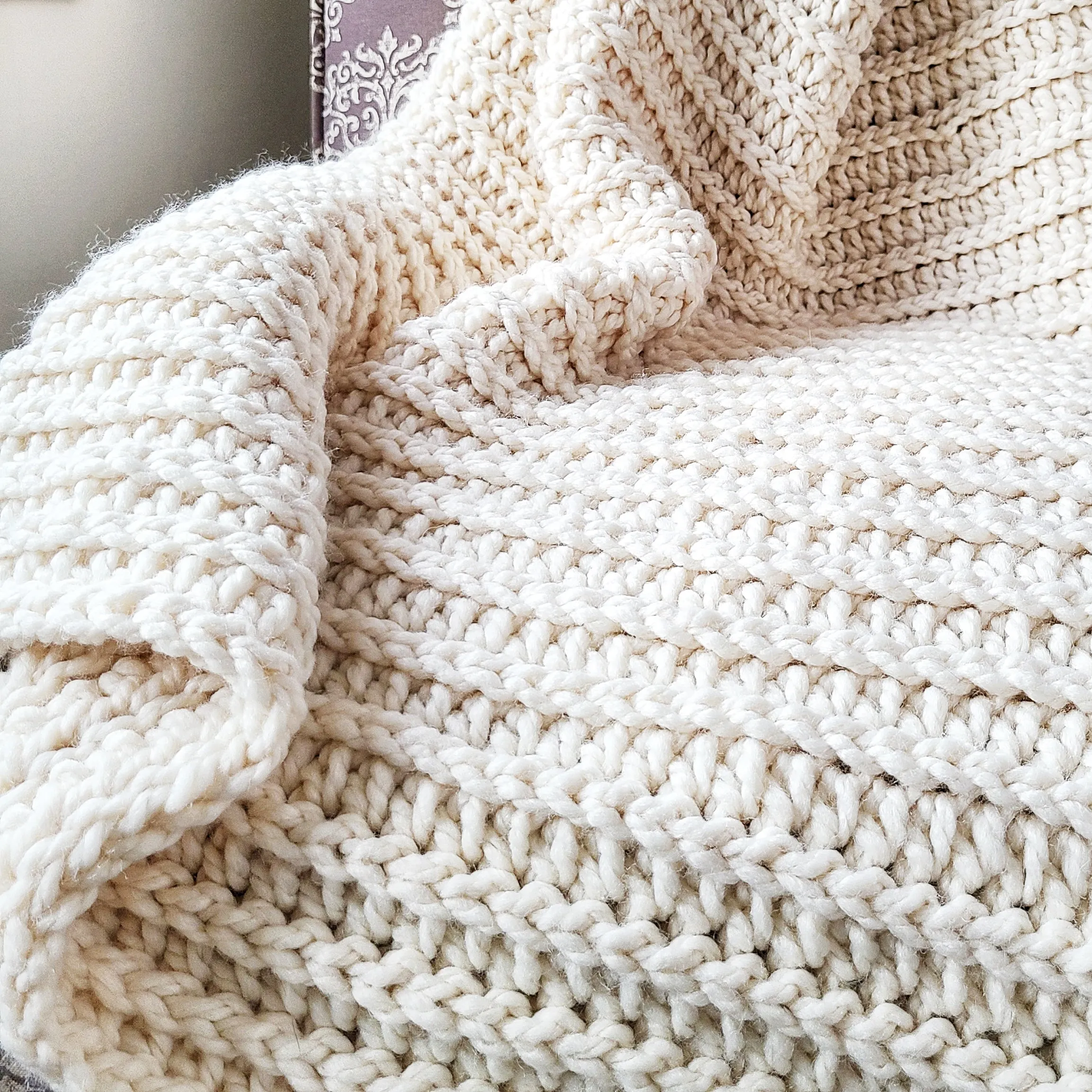 Andy Throw Blanket PDF Crochet Pattern - Digital Download