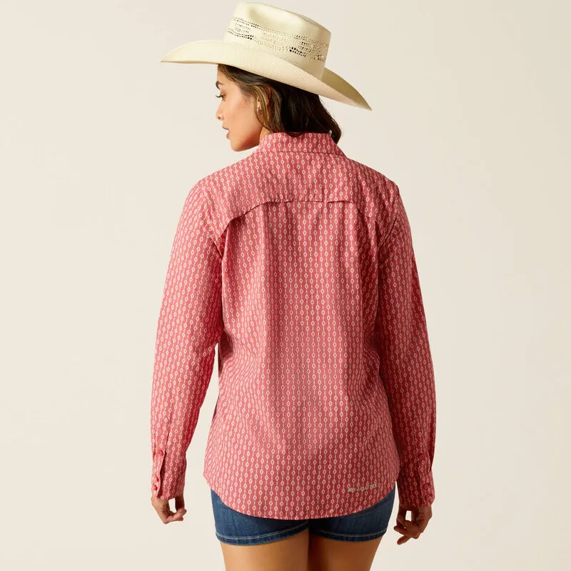ARIAT LADIES VENTTEK LONG SLEEVE LYLA GEO STRIPE SHIRT STYLE 10051326