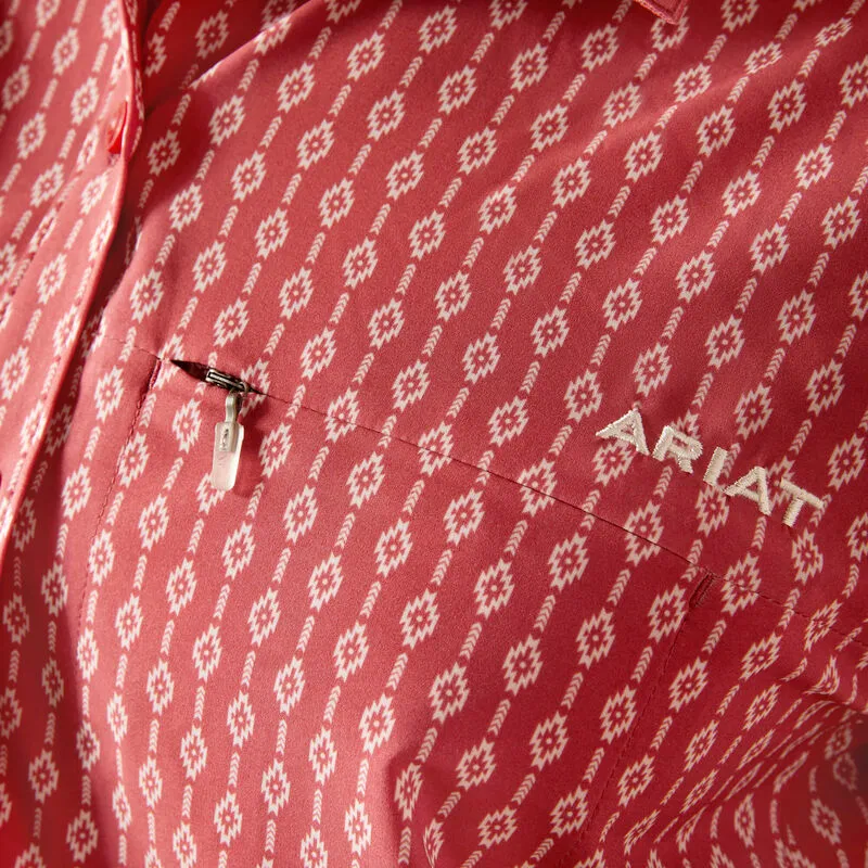 ARIAT LADIES VENTTEK LONG SLEEVE LYLA GEO STRIPE SHIRT STYLE 10051326