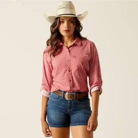 ARIAT LADIES VENTTEK LONG SLEEVE LYLA GEO STRIPE SHIRT STYLE 10051326