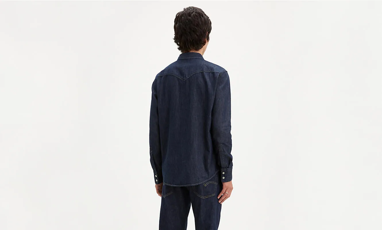 Barstow Western Shirt - Red Cast Rinse
