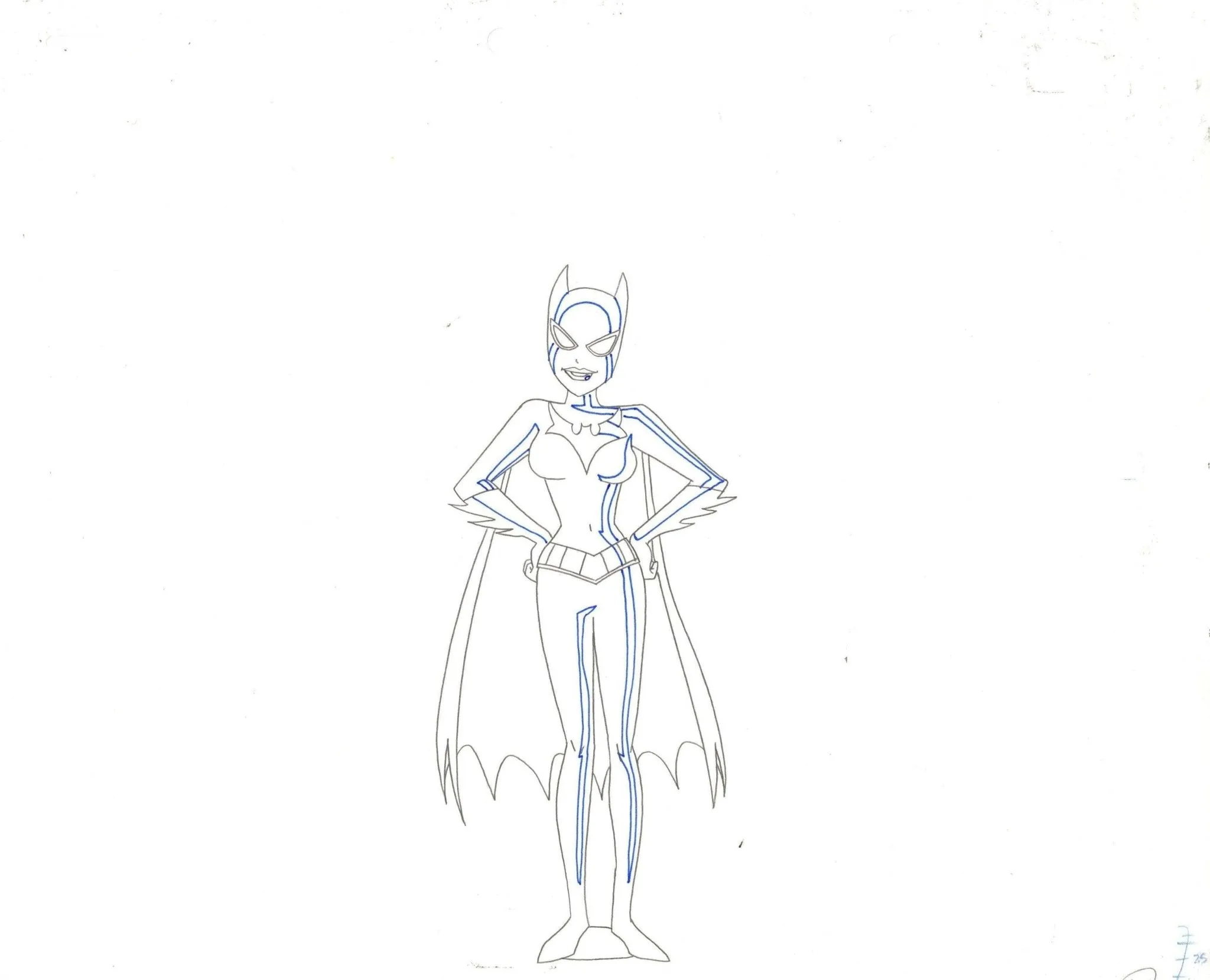 Batman, Mystery of the Batwoman Original Production Drawing:  Batwoman