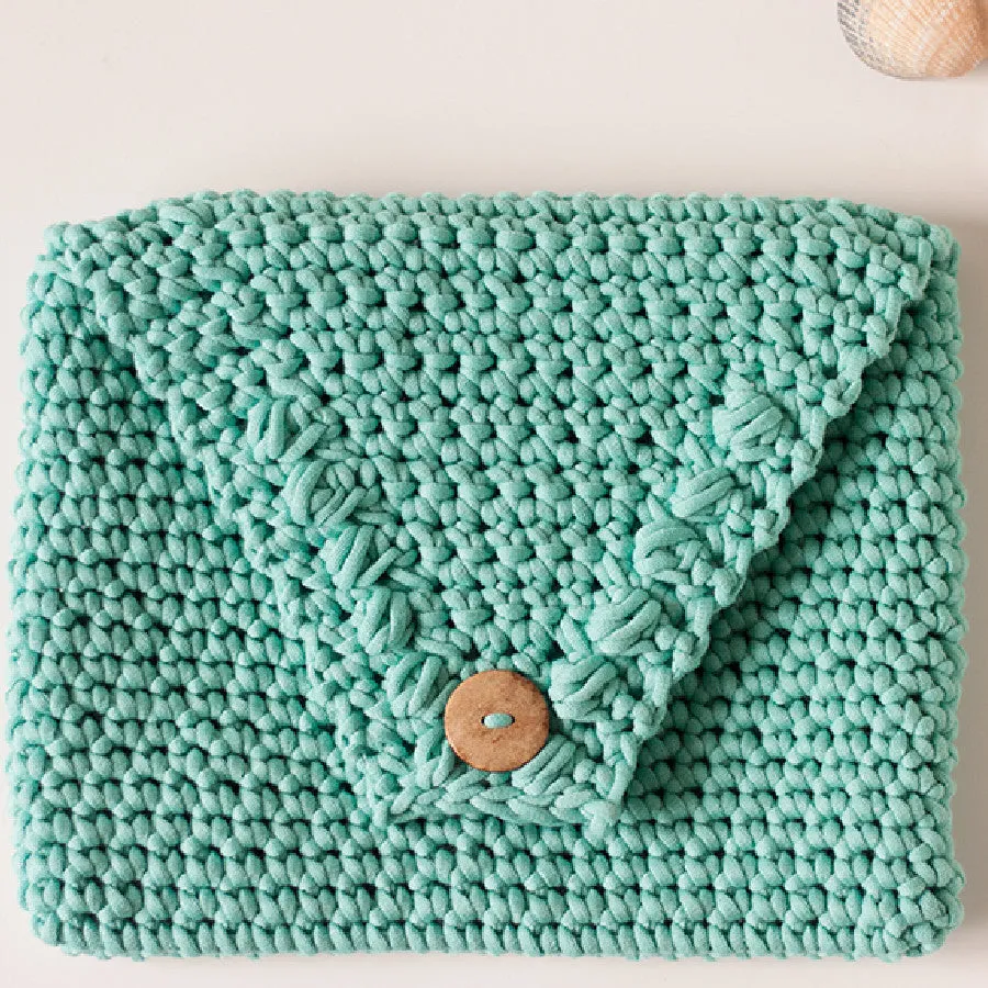 Beach Glass Clutch PDF Crochet Pattern - Digital Download