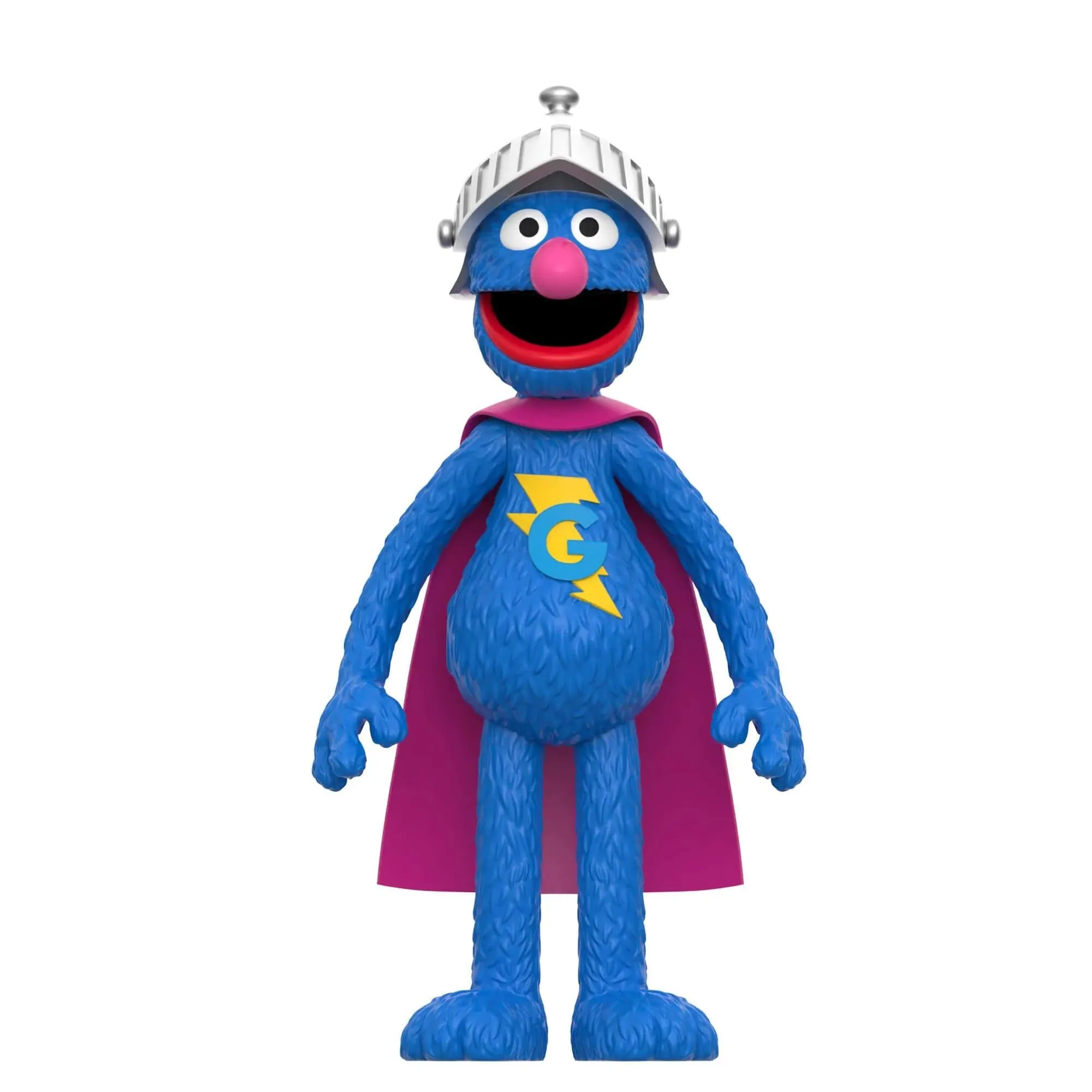 Big Bird   Super Grover Sesame Street Reaction Figure Wave 3 Combo by Super7