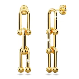 Bitsy Gold Dangle Earrings