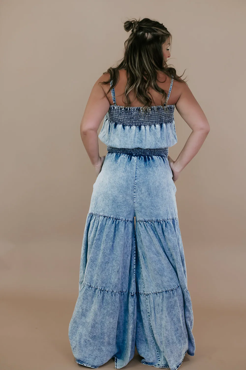 Bliss & Boho Jumpsuit, Blue