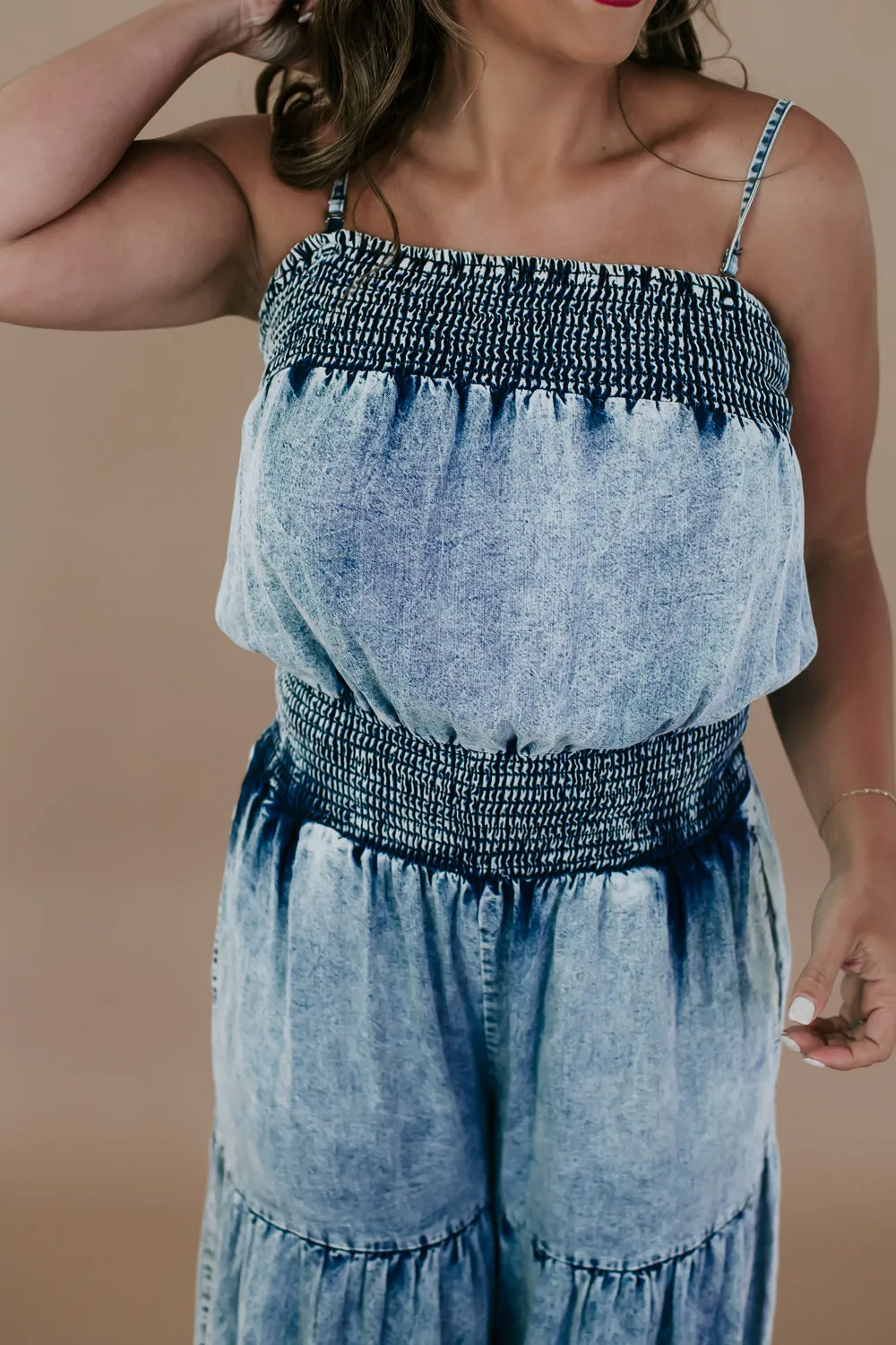Bliss & Boho Jumpsuit, Blue