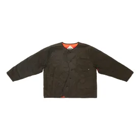 BLUR THE LINES REVERSIBLE LINER JACKET OLIVE