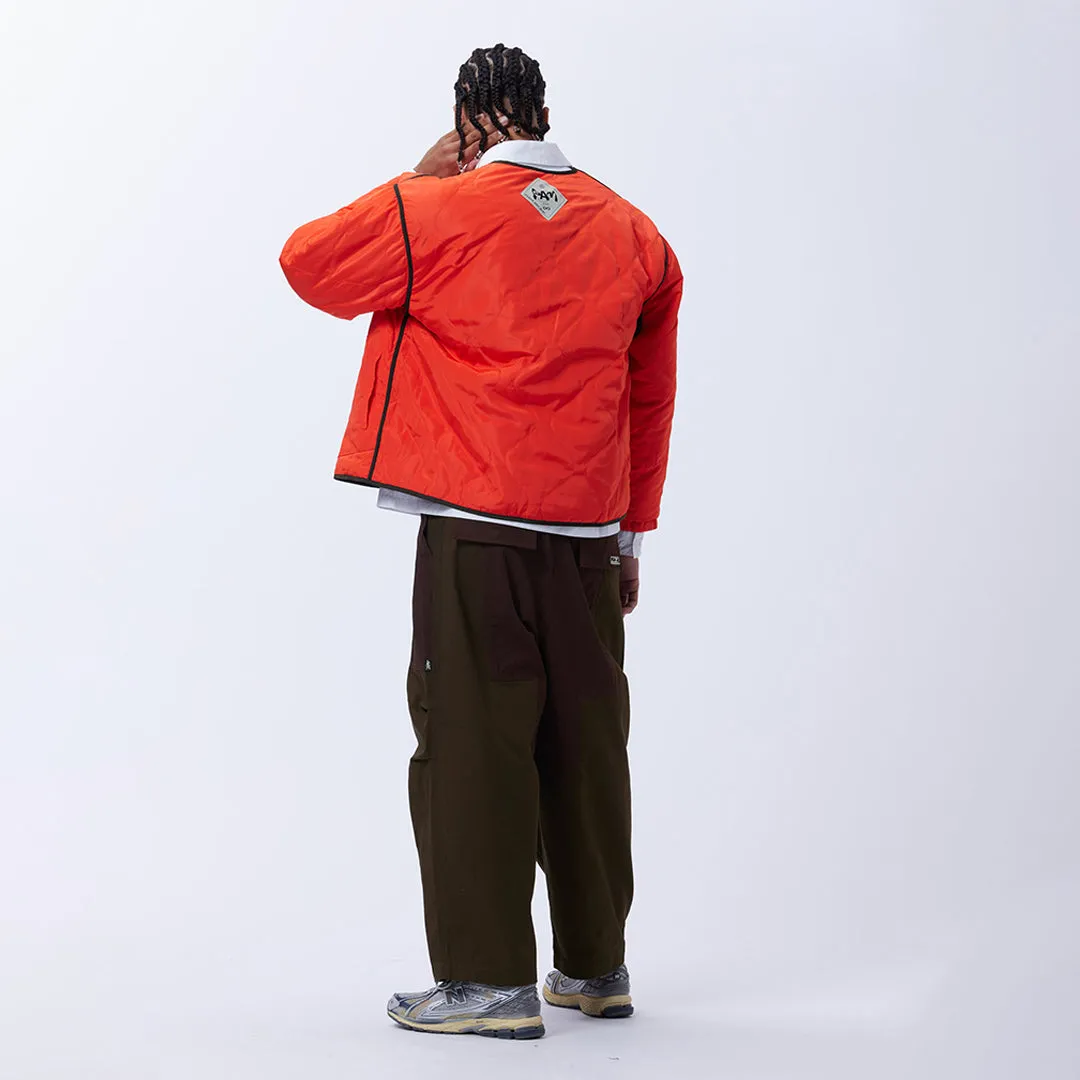 BLUR THE LINES REVERSIBLE LINER JACKET OLIVE