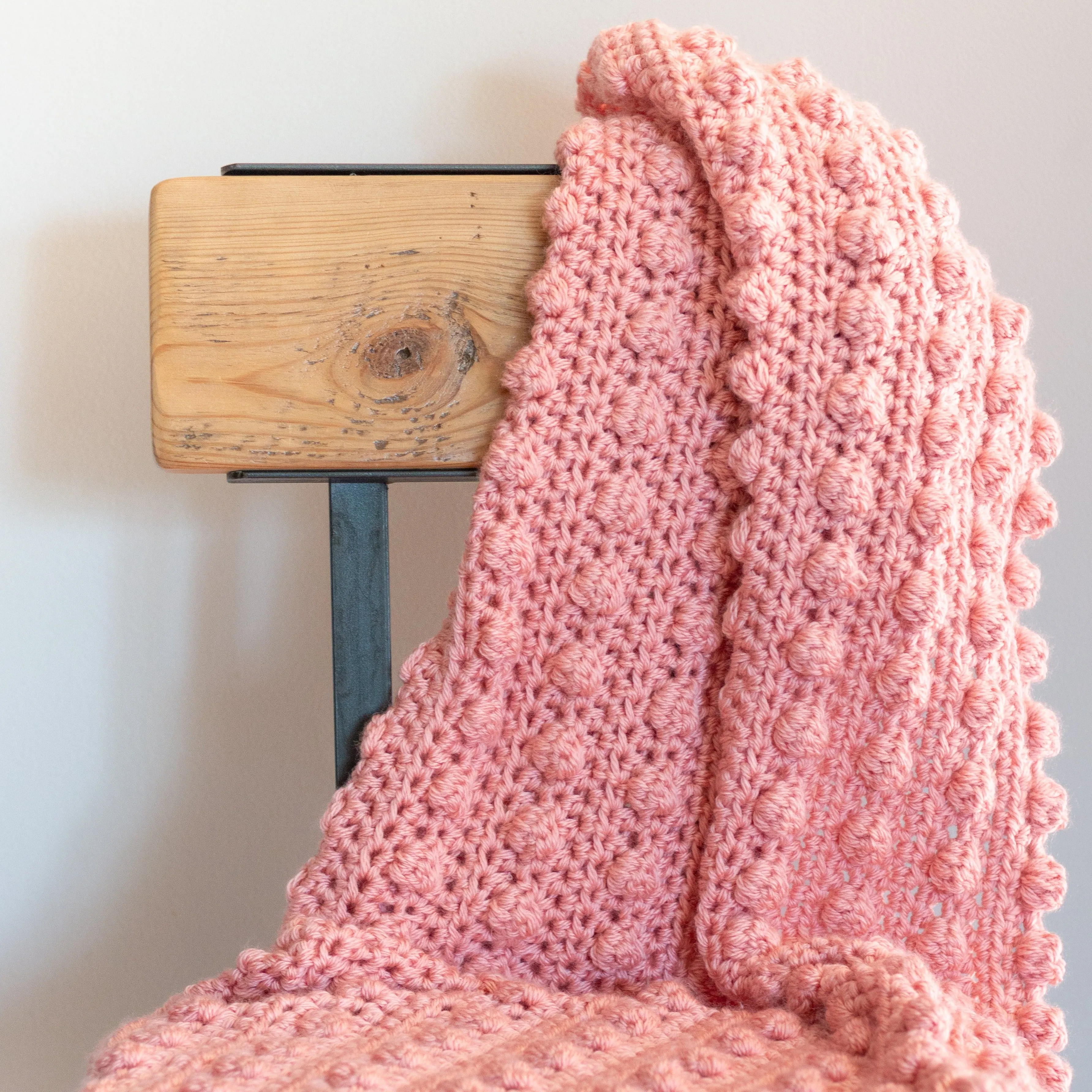 Bobble Blanket PDF Crochet Pattern in Eight Sizes