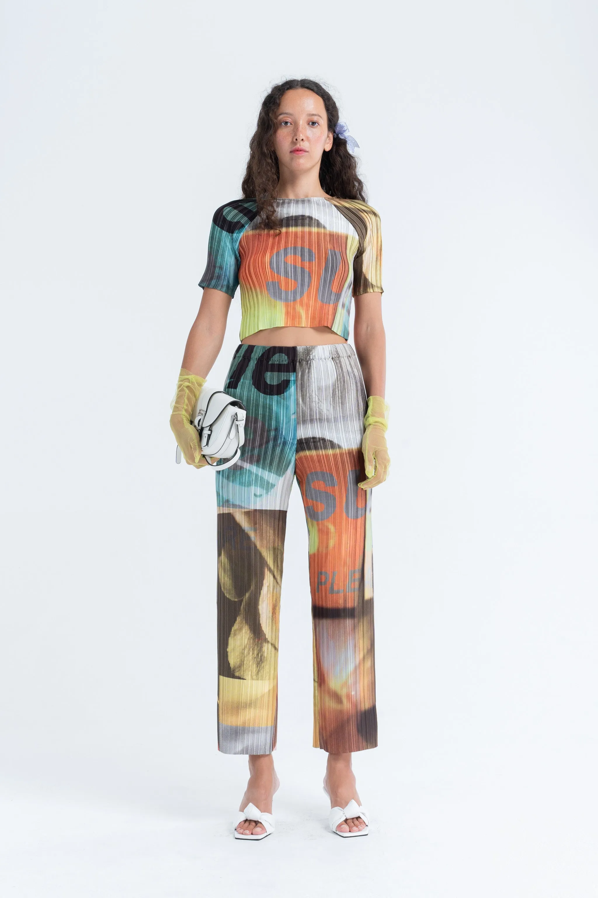 Box Pleat Straight Pant in Pleasure