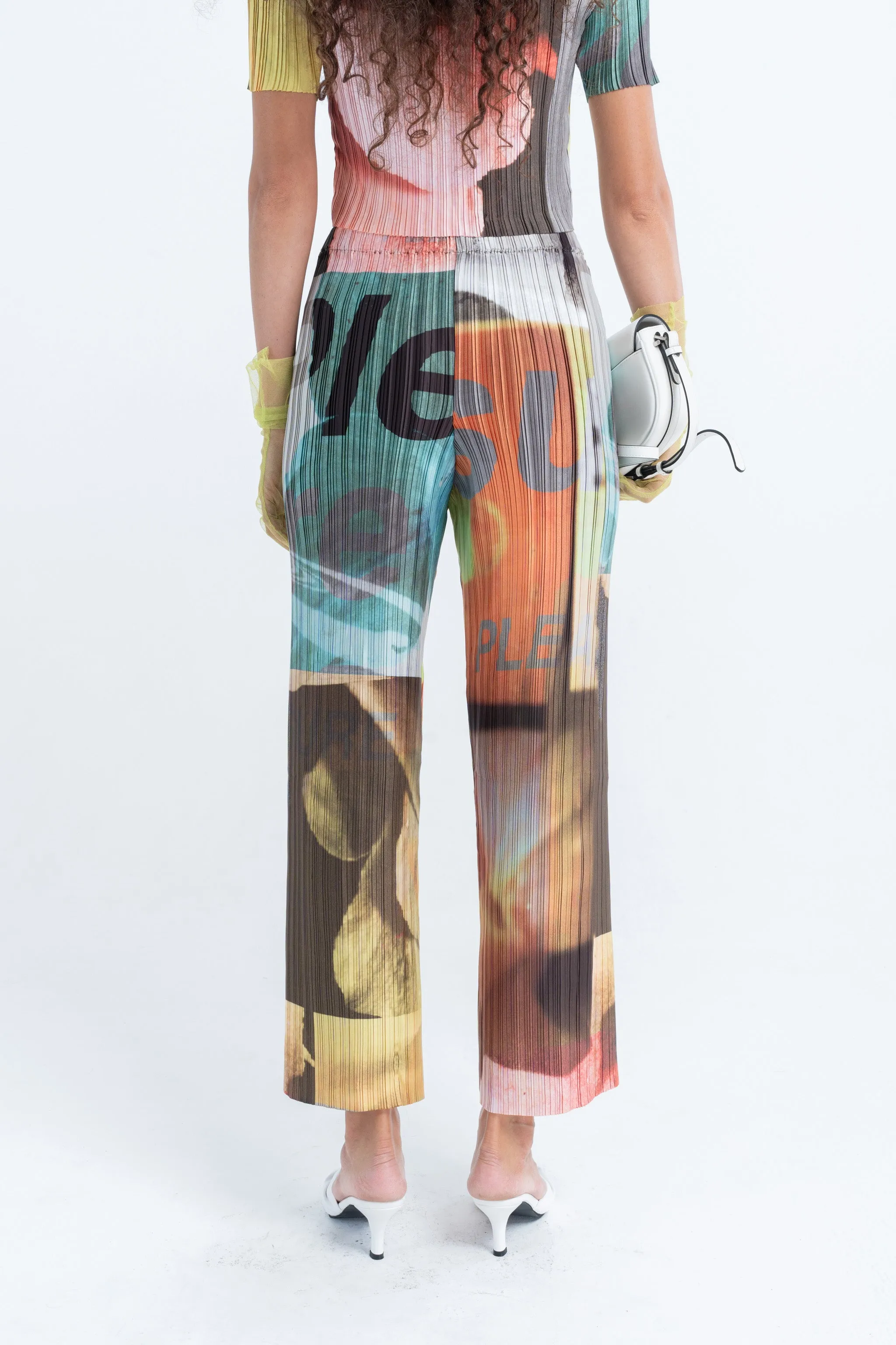 Box Pleat Straight Pant in Pleasure