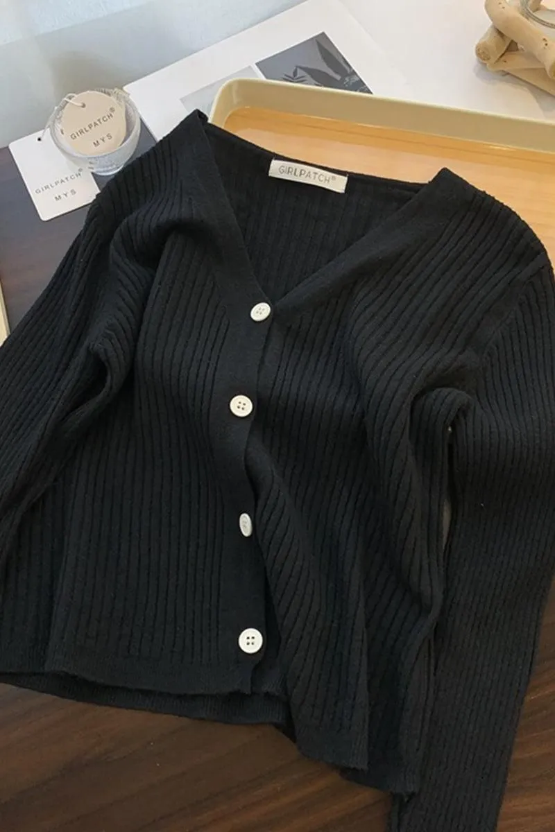 BUTTON DOWN CORDUROY LONG SLEEVE CARDIGAN