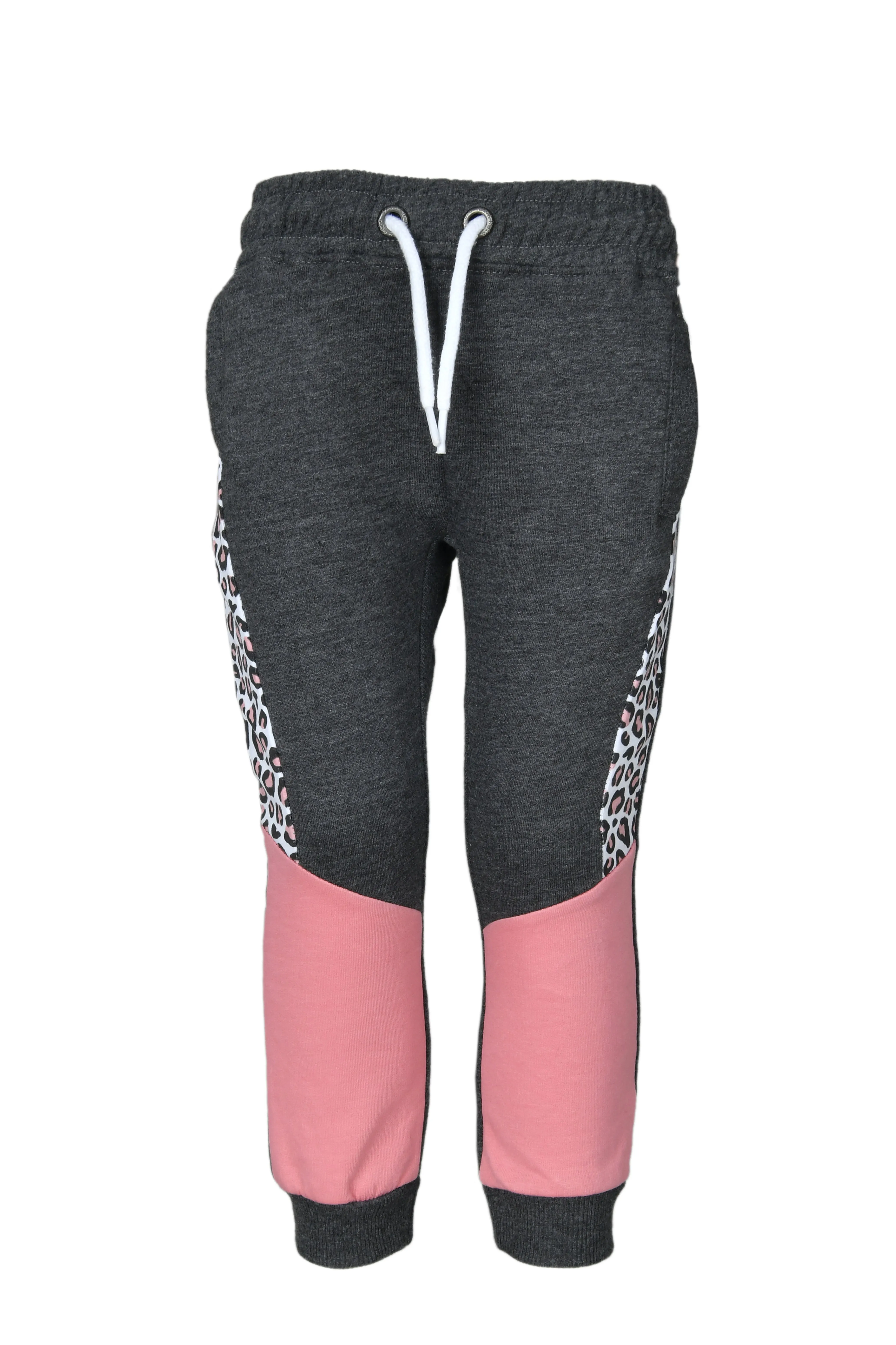 Buy 1 Get 1 Free K&K Kids Leopard Side Stripe Jogger Pant