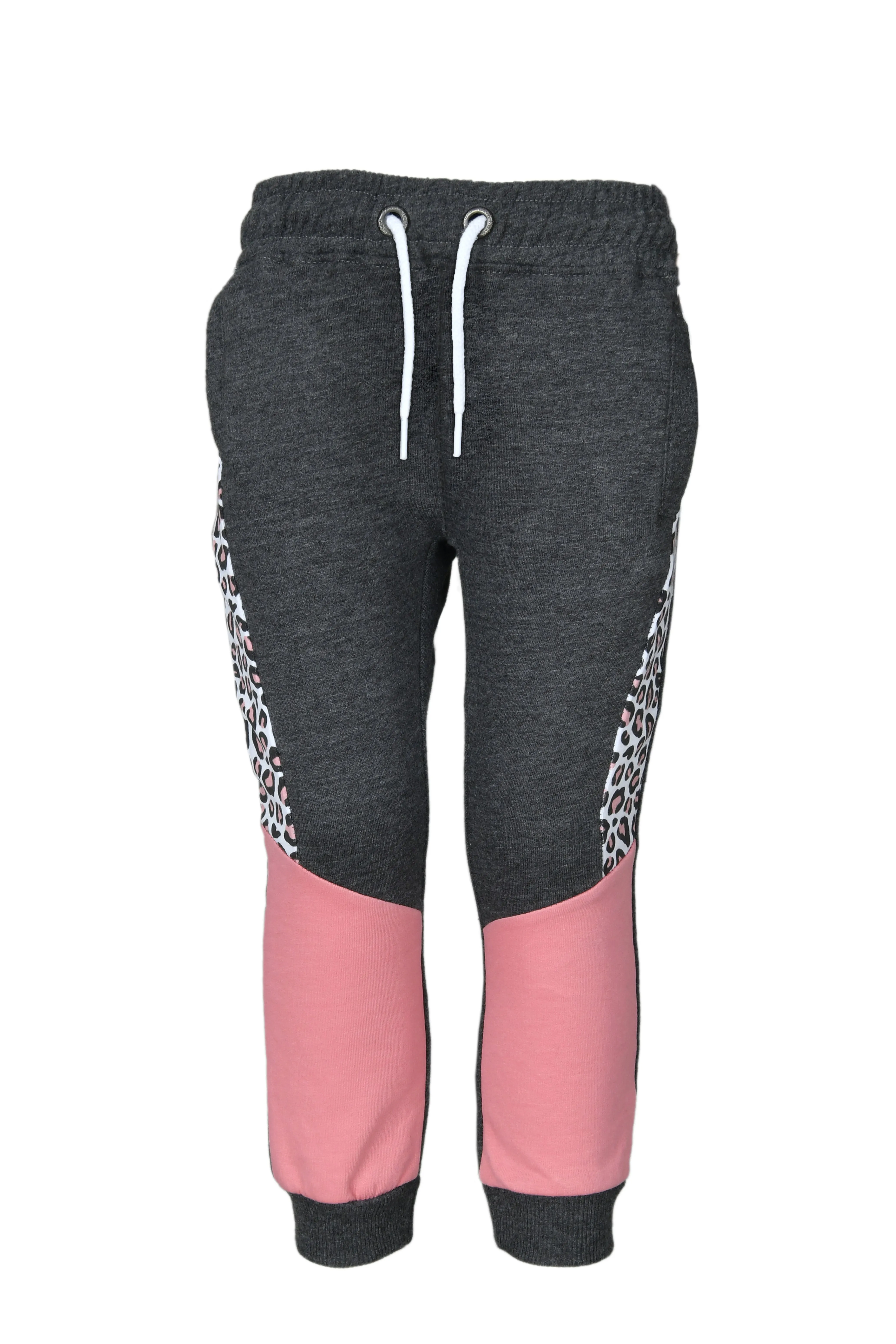 Buy 1 Get 1 Free K&K Kids Leopard Side Stripe Jogger Pant