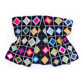 Caron Crochet Diamond Tile Motifs Ruana