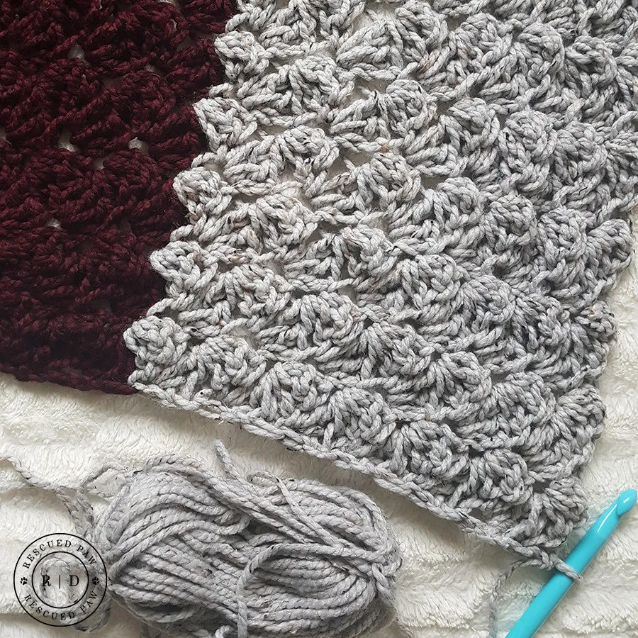 Charlotte Blanket PDF Crochet Pattern in Eight Sizes - Digital Download