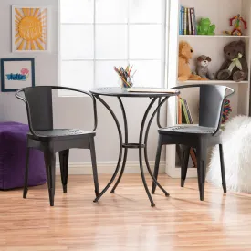 Childrens Black Table Chat Set - NH994003