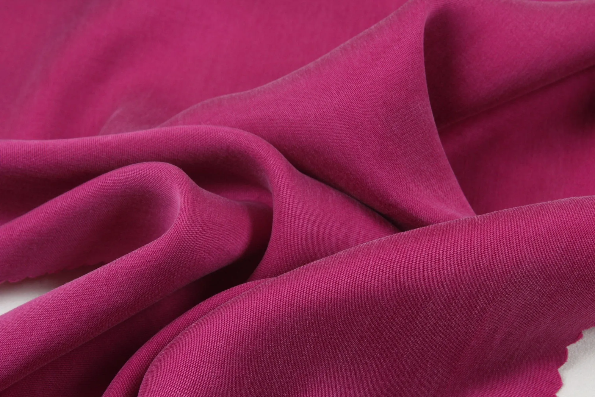 Cupro Viscose Satin Twill, Vegan Certified - Light-weight AQUA