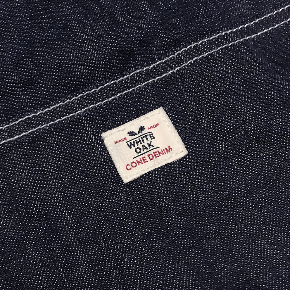 DDL 305-TUBMAN REGULAR FIT RAILMAN JACKET CONE MILLS- 13oz- INDIGO- T RINSE