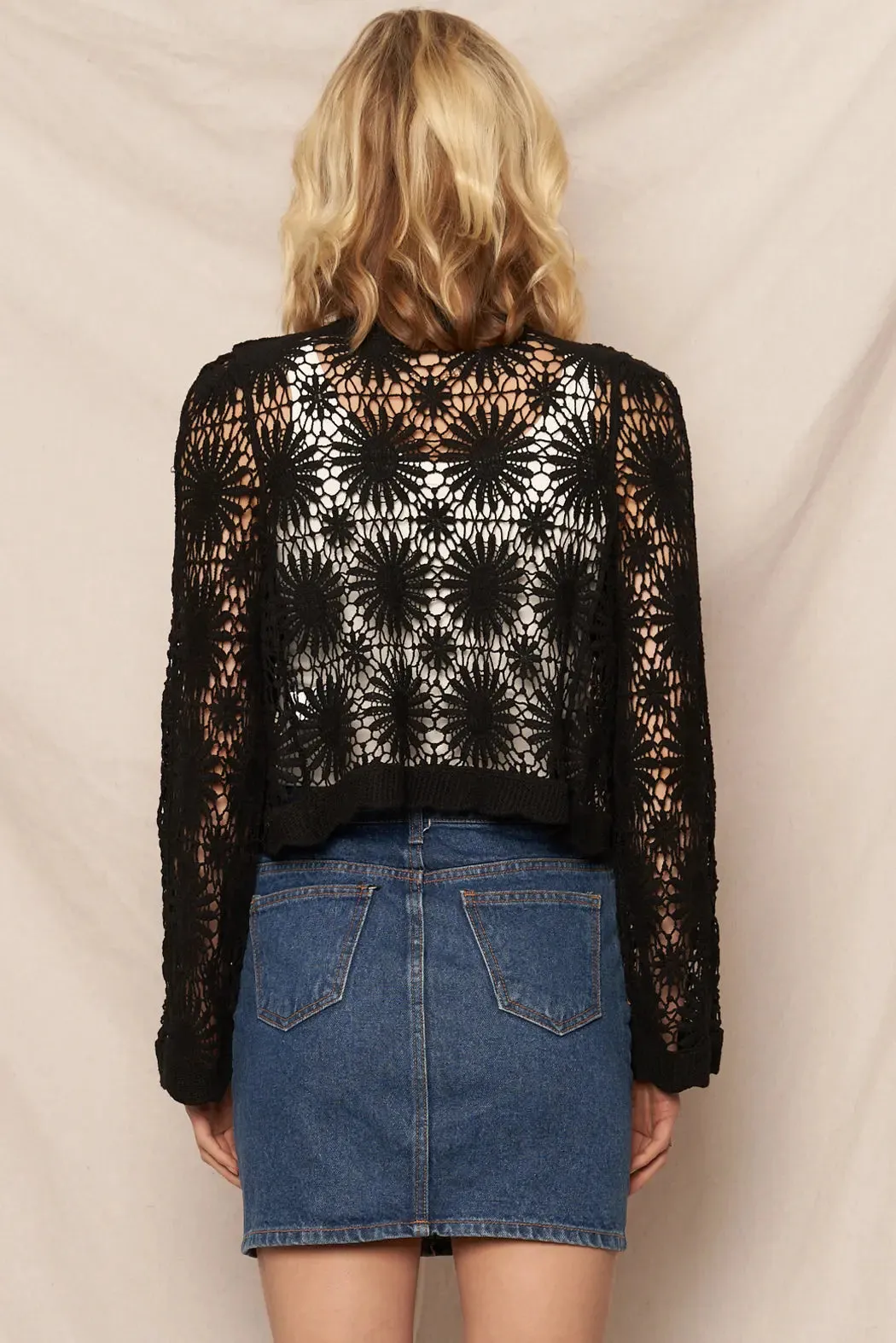 En Creme Sunburst Cardigan – Boho-Chic, Lightweight & Effortlessly Stylish