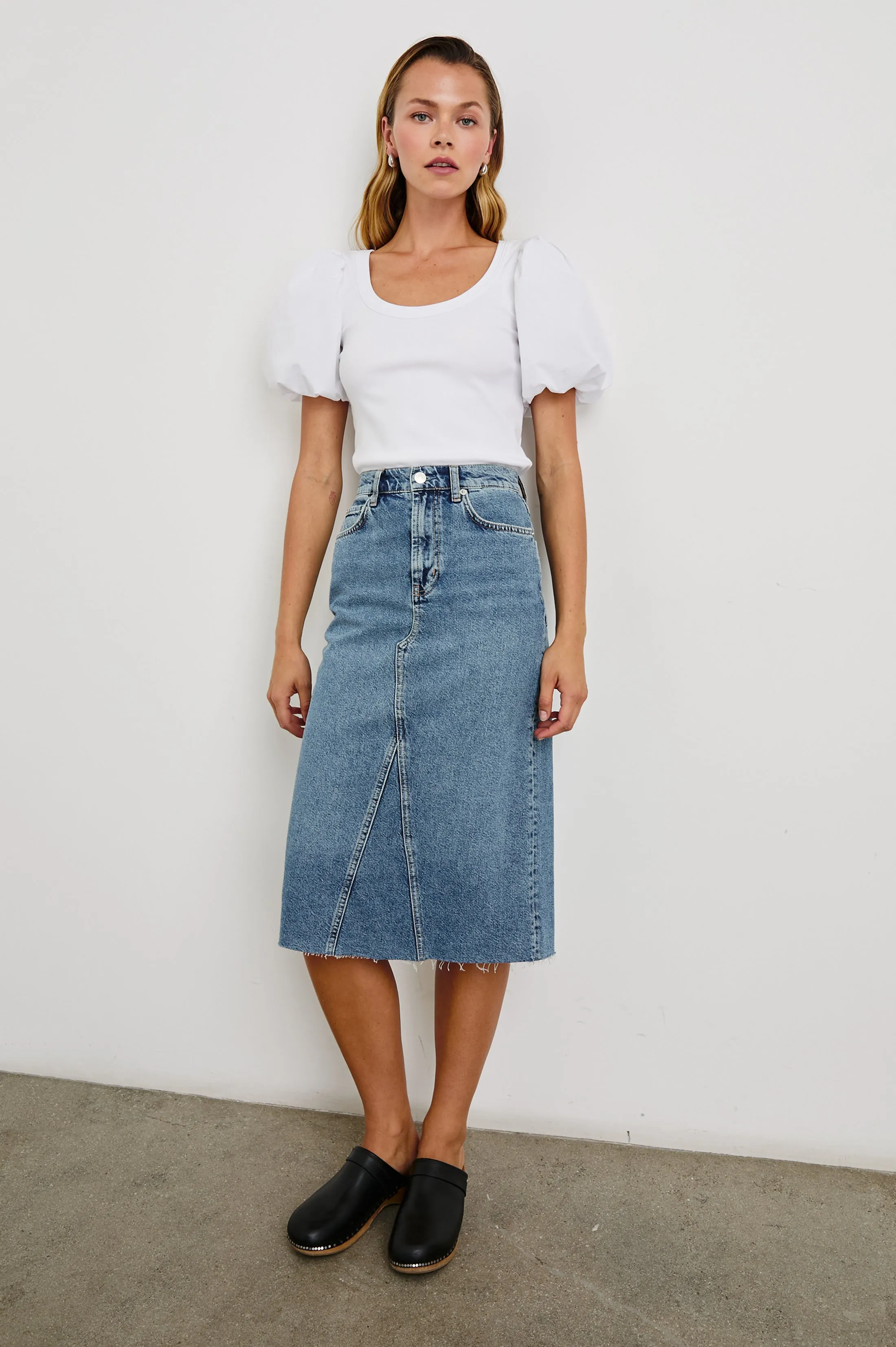 HALLIE TOP - WHITE