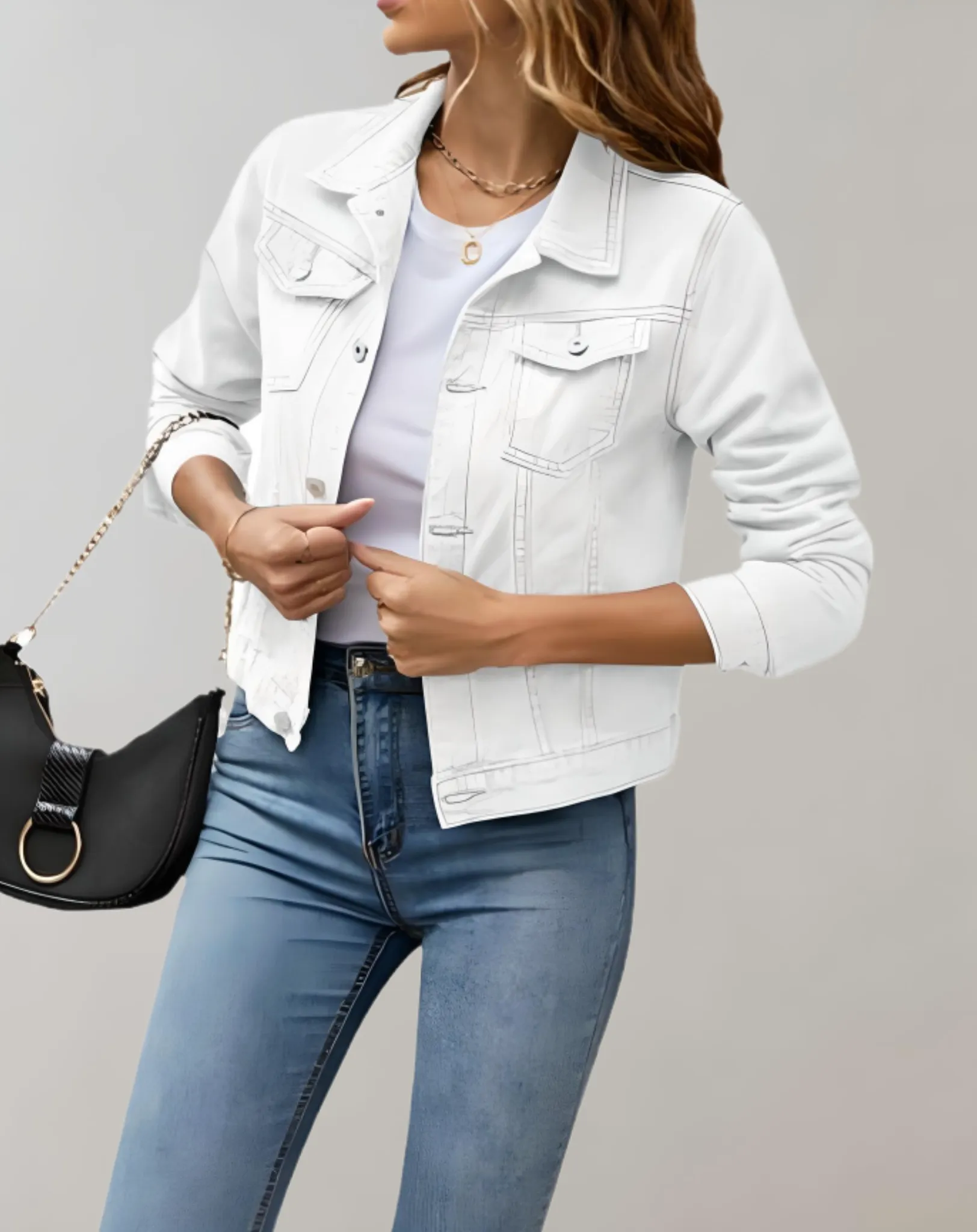 Hannah I Charming Season Button Jacket