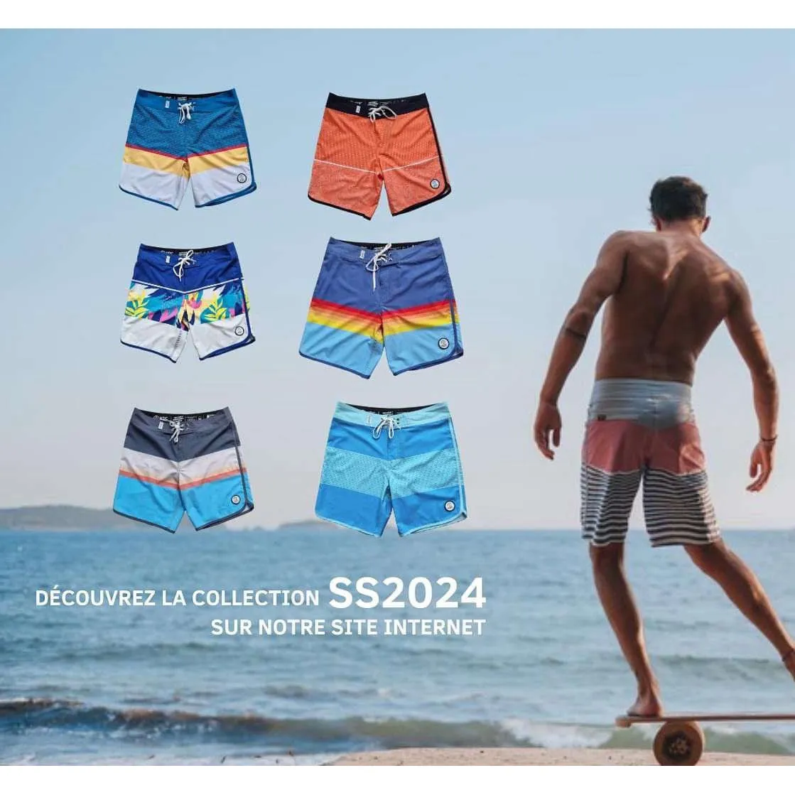 KDC Surfwear & Swimwear Men SBEND Eco-friendly Boardshort [WS]