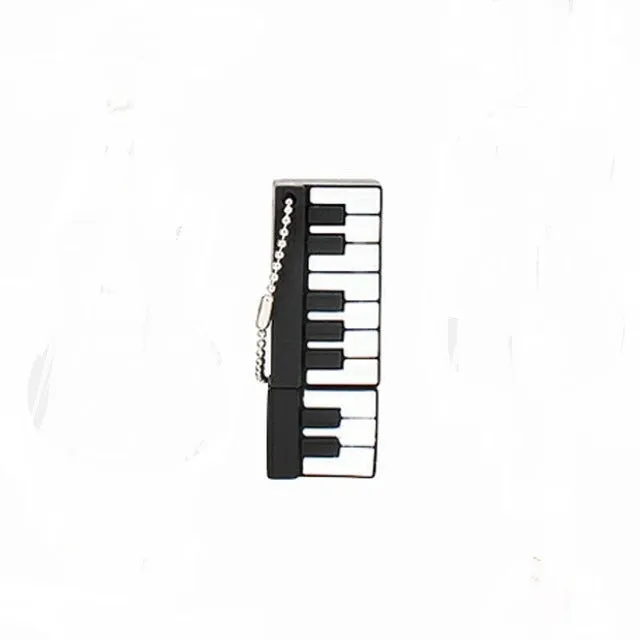 KRY Cartoon Violin Piano Guitar Flash Drive 2.0 4GB 8GB 16GB 32GB 64GB Instrument Model Flash u Drive Pen Driver Free Shipping