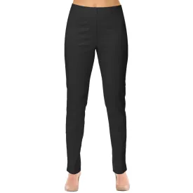 Lior "Sasha" Pull-On Straight Leg Pant in Black - SASH-BLK
