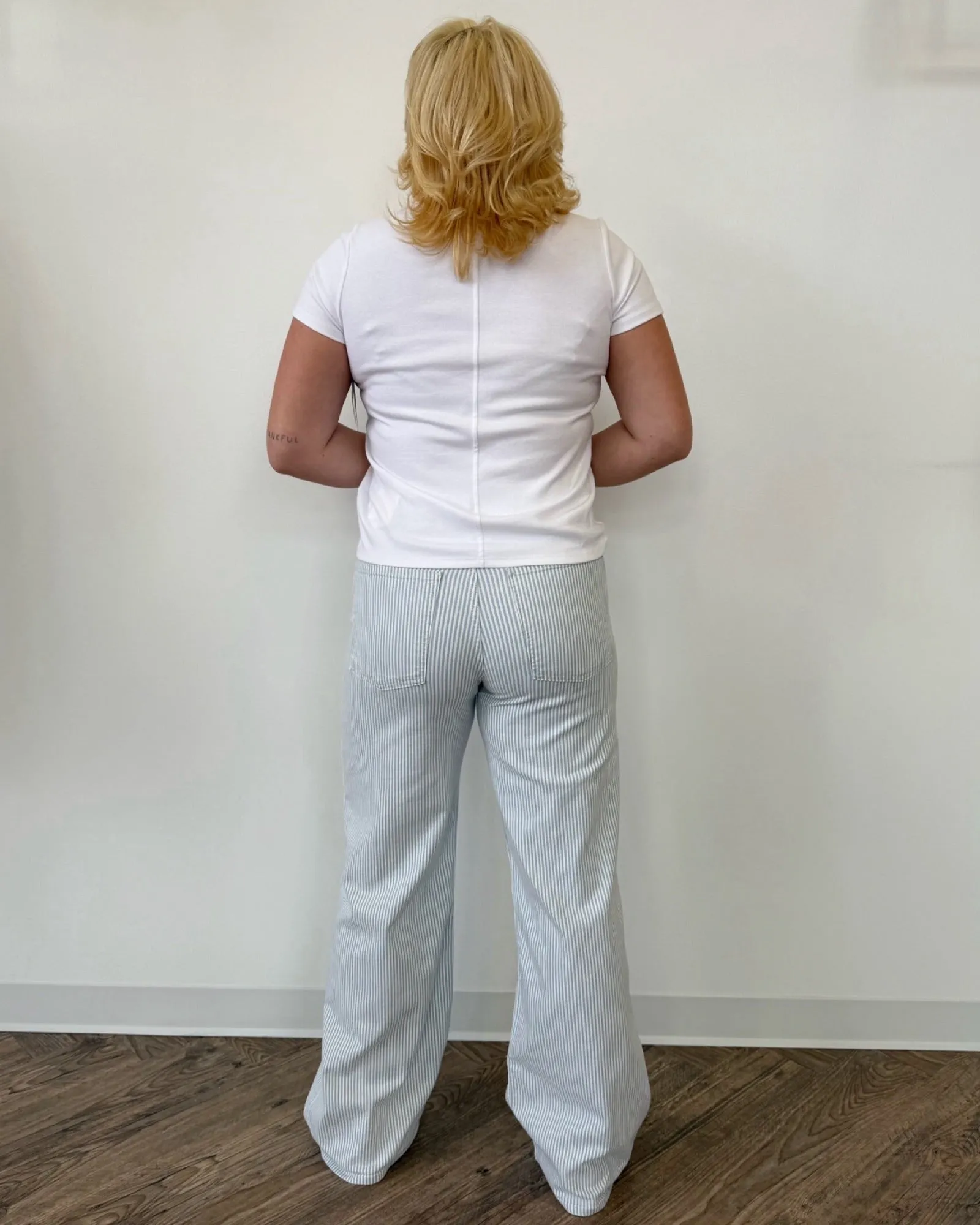 Marco Striped Wide Leg Pant