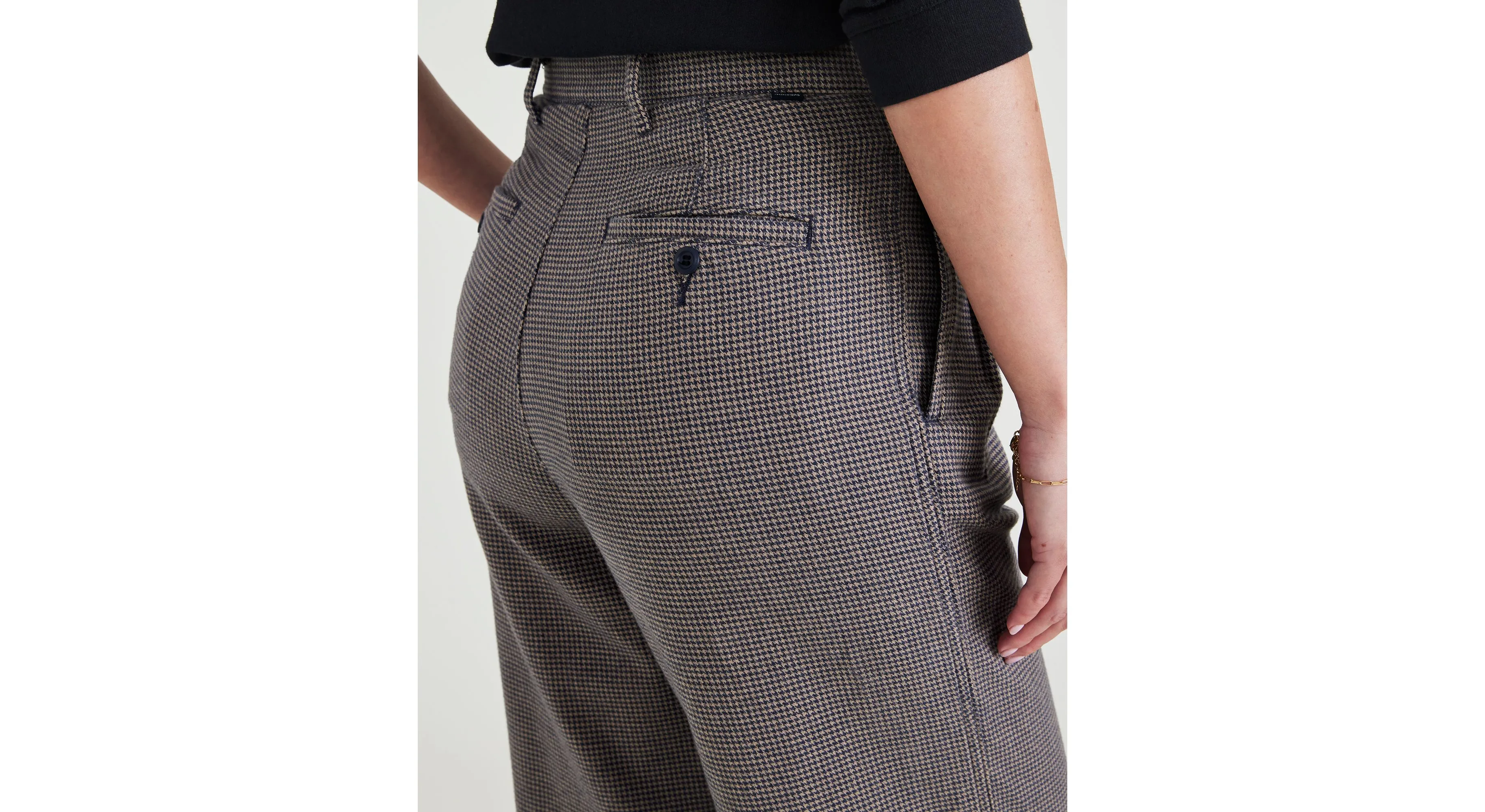 Original Khaki, Pleated, High Wide Fit