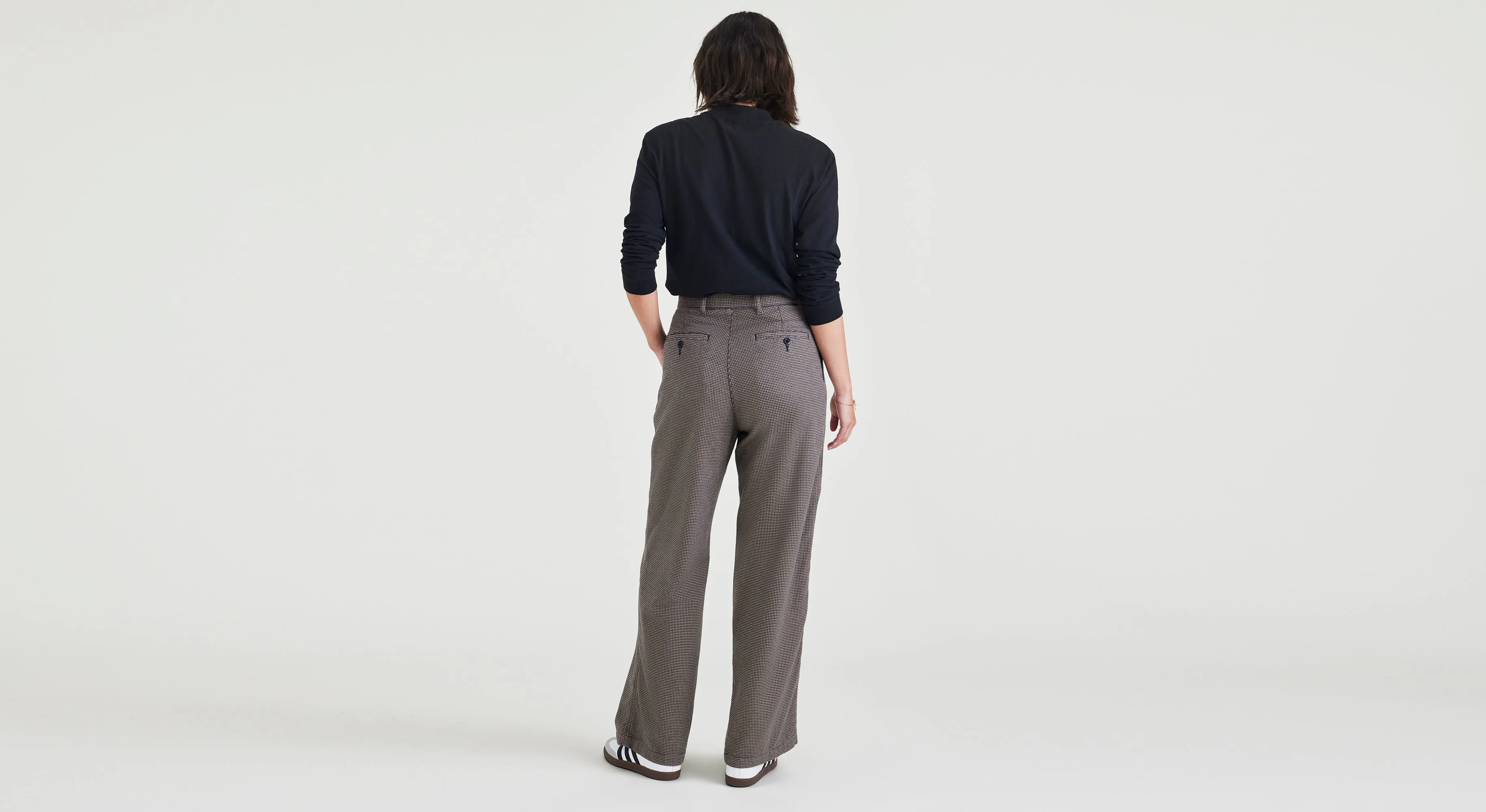 Original Khaki, Pleated, High Wide Fit