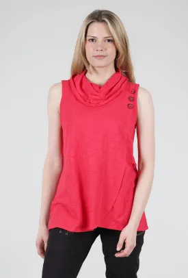 Peruvian Sleeveless Cowl, Rose