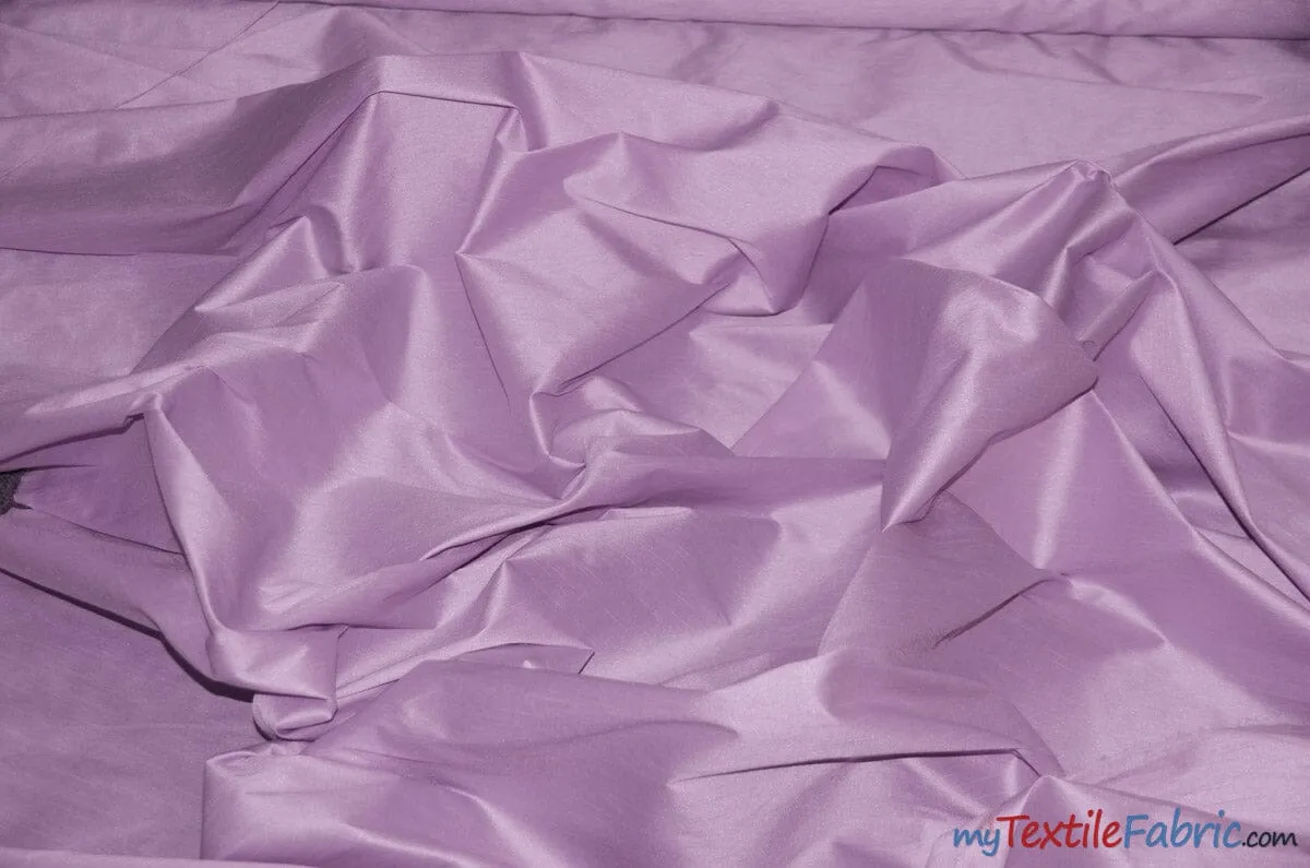 Polyester Silk Fabric - Faux Silk - Polyester Dupioni Fabric - Sample Swatch - 54&#34; Wide - Multiple Colors
