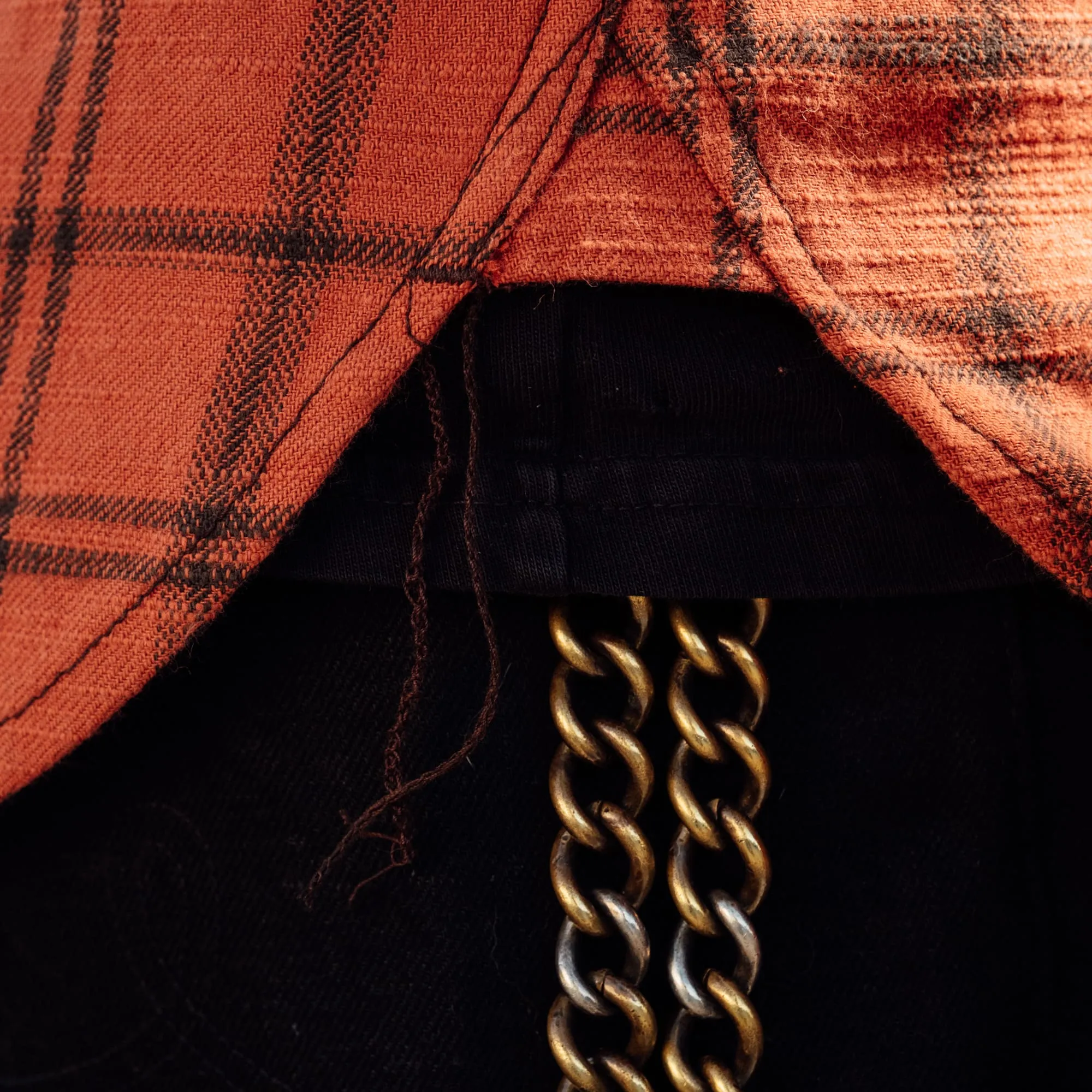 Rogue Territory Field Shirt Faded Rust Slub Plaid FINAL SALE