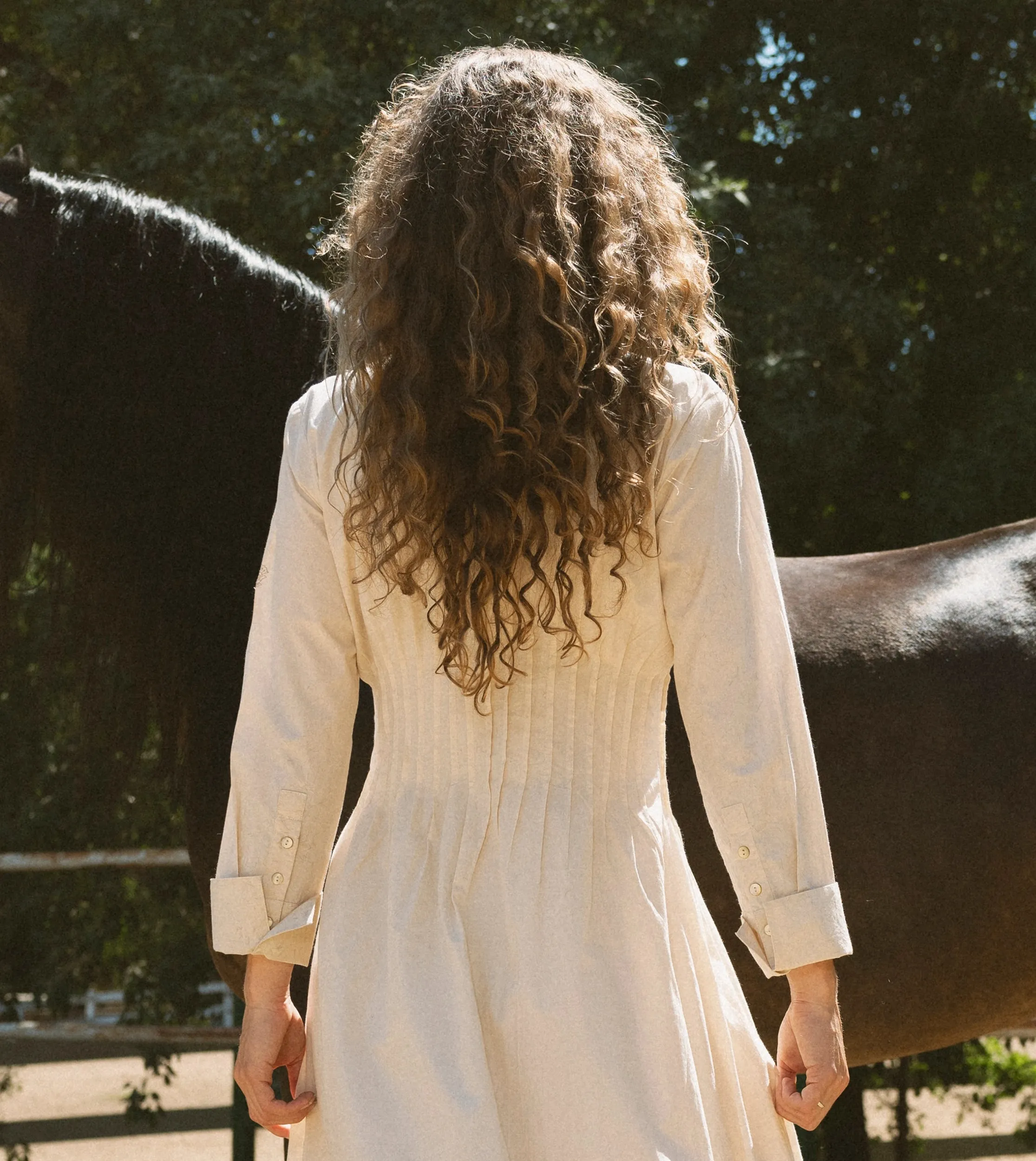 Rosabella Midi Dress | Vintage Ivory