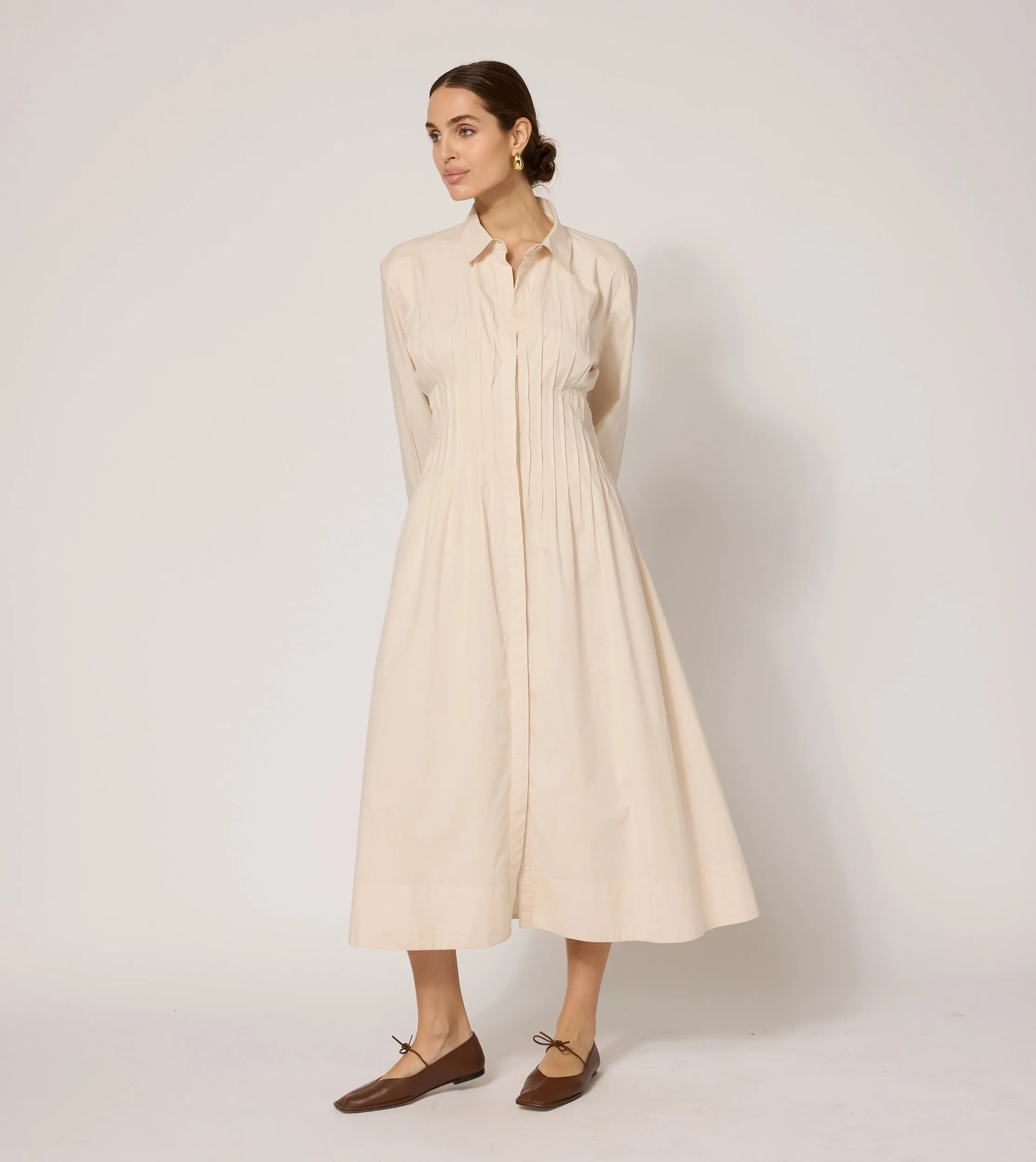 Rosabella Midi Dress | Vintage Ivory