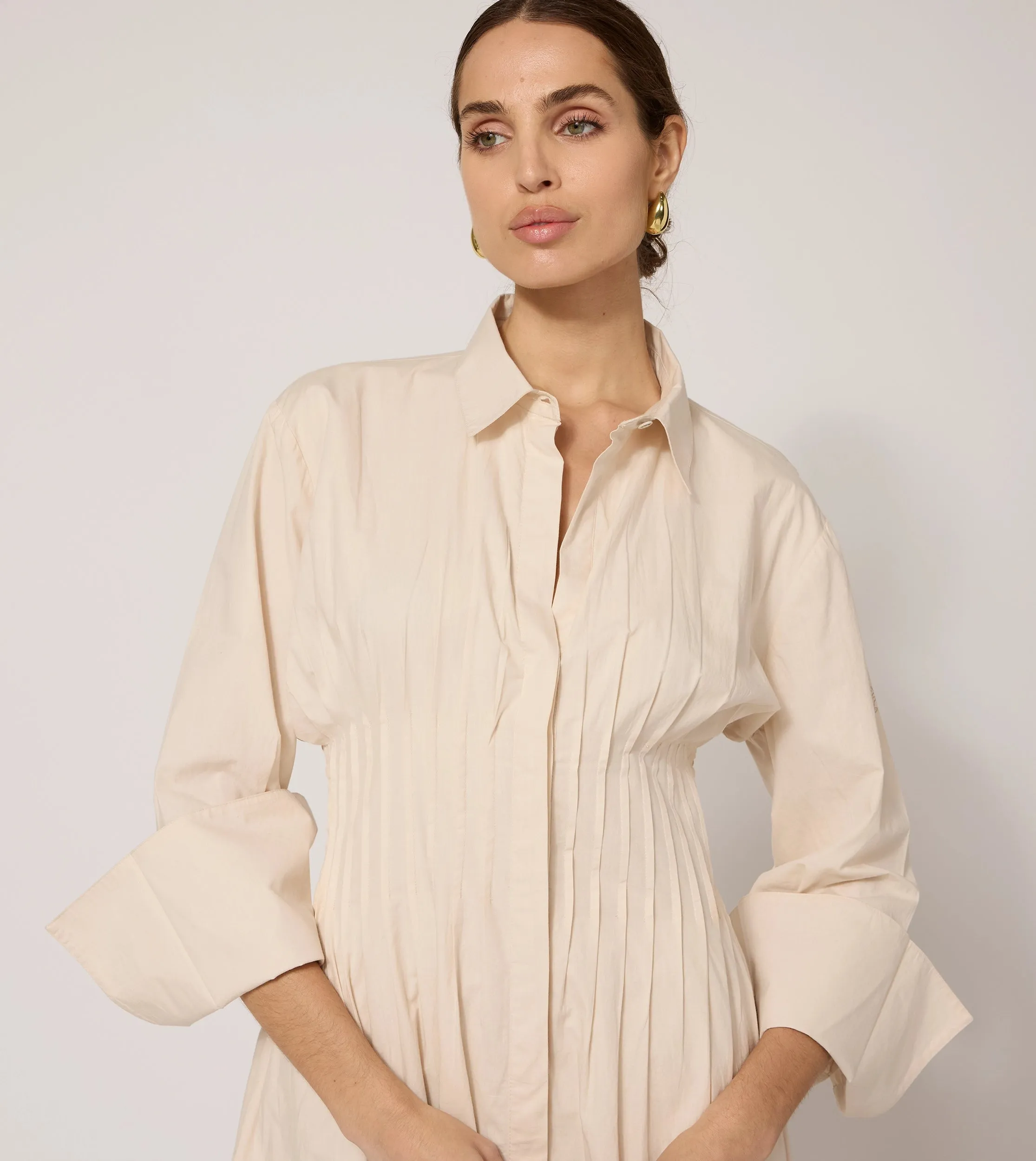 Rosabella Midi Dress | Vintage Ivory