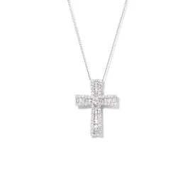 Saint Solitaire Diamond Cross