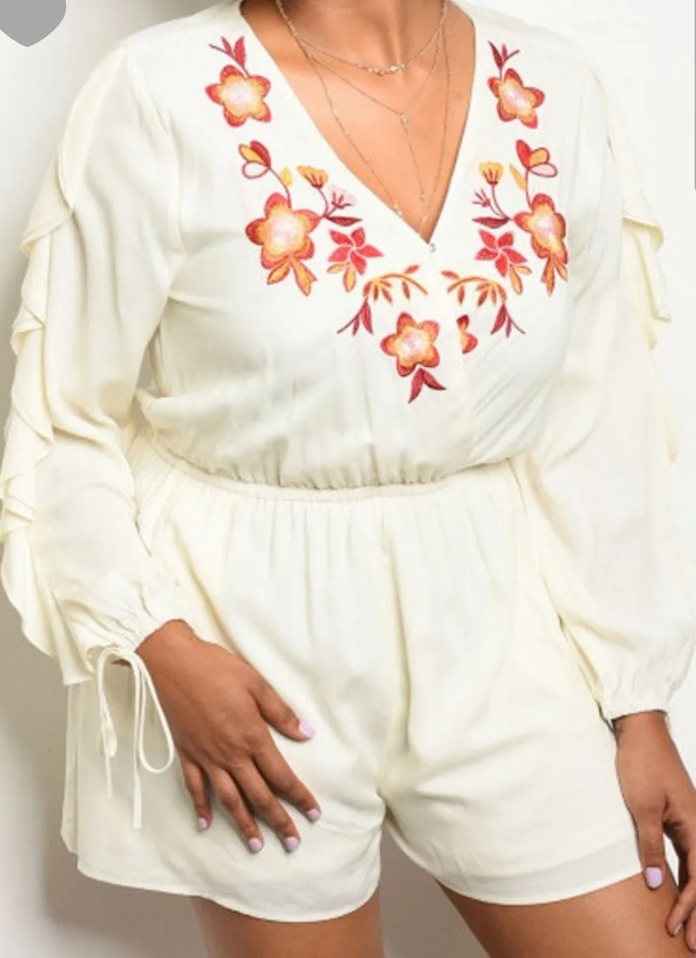 (Sale) Floral Goddess Romper